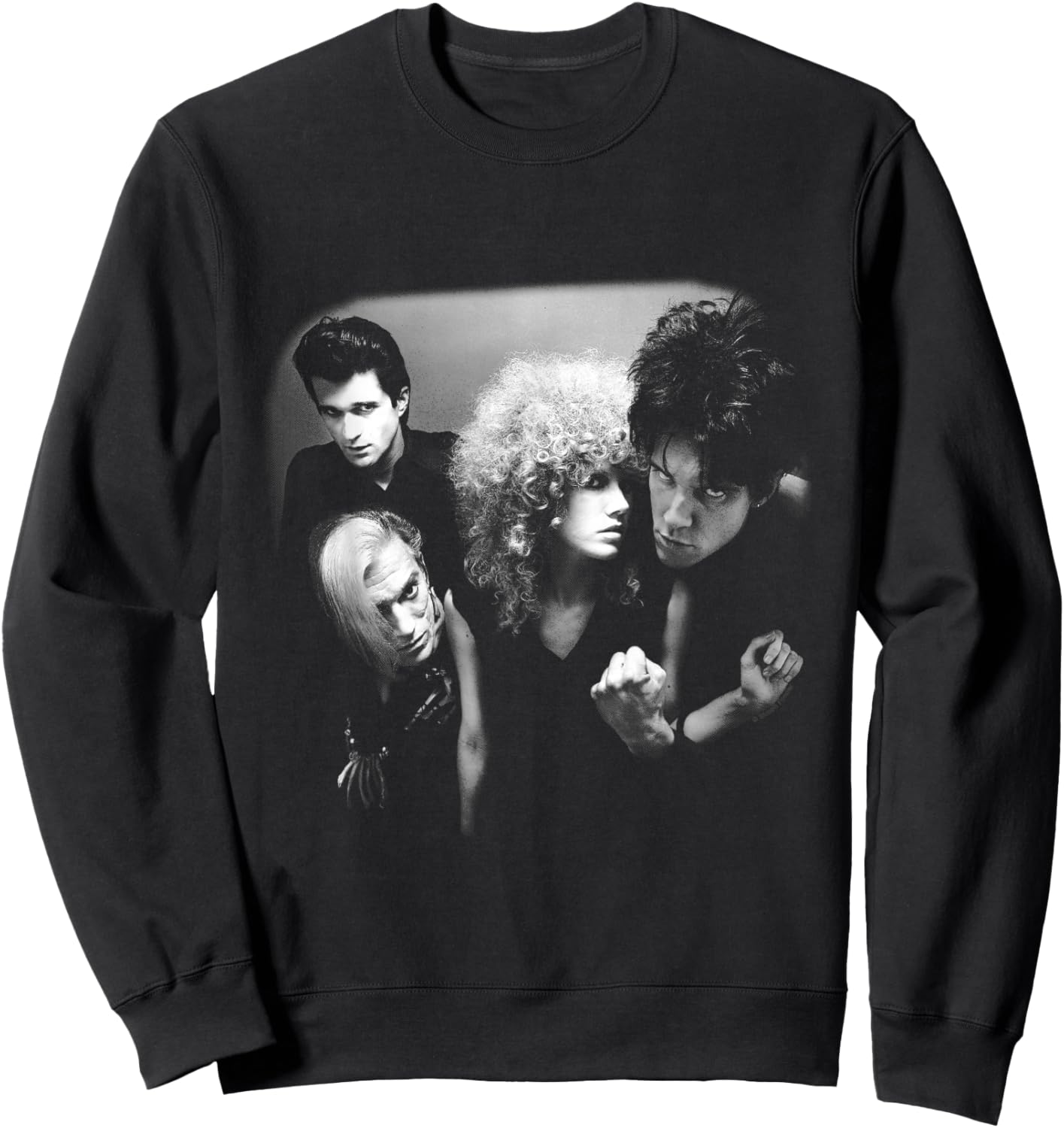 The Cramps Punk Band Shoot by Simon Fowler Sweatshirt - Sweatshirt | Black