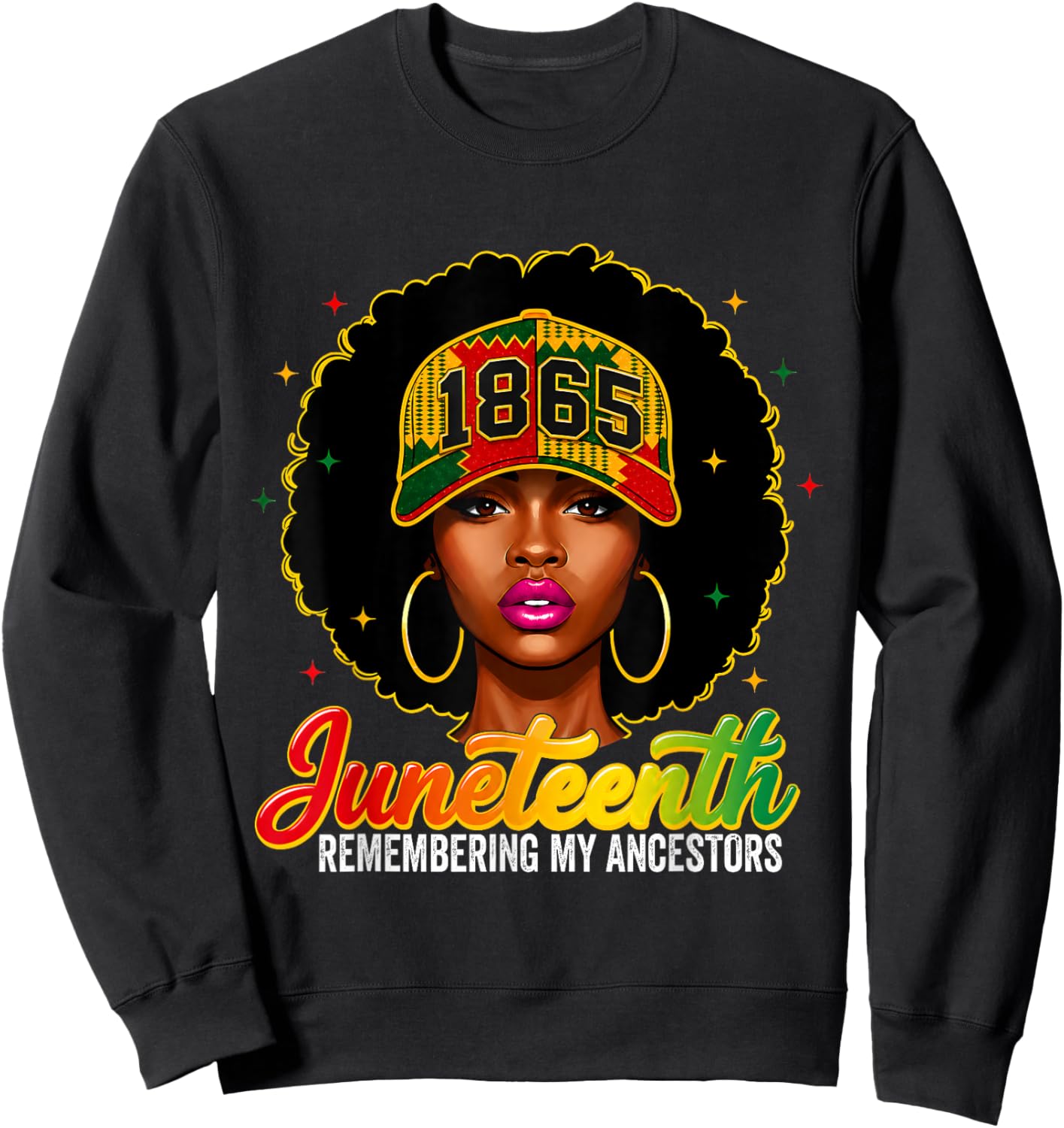 Juneteenth Remembering My Ancestors Black Women Juneteenth Sweatshirt - Sweatshirt | Black