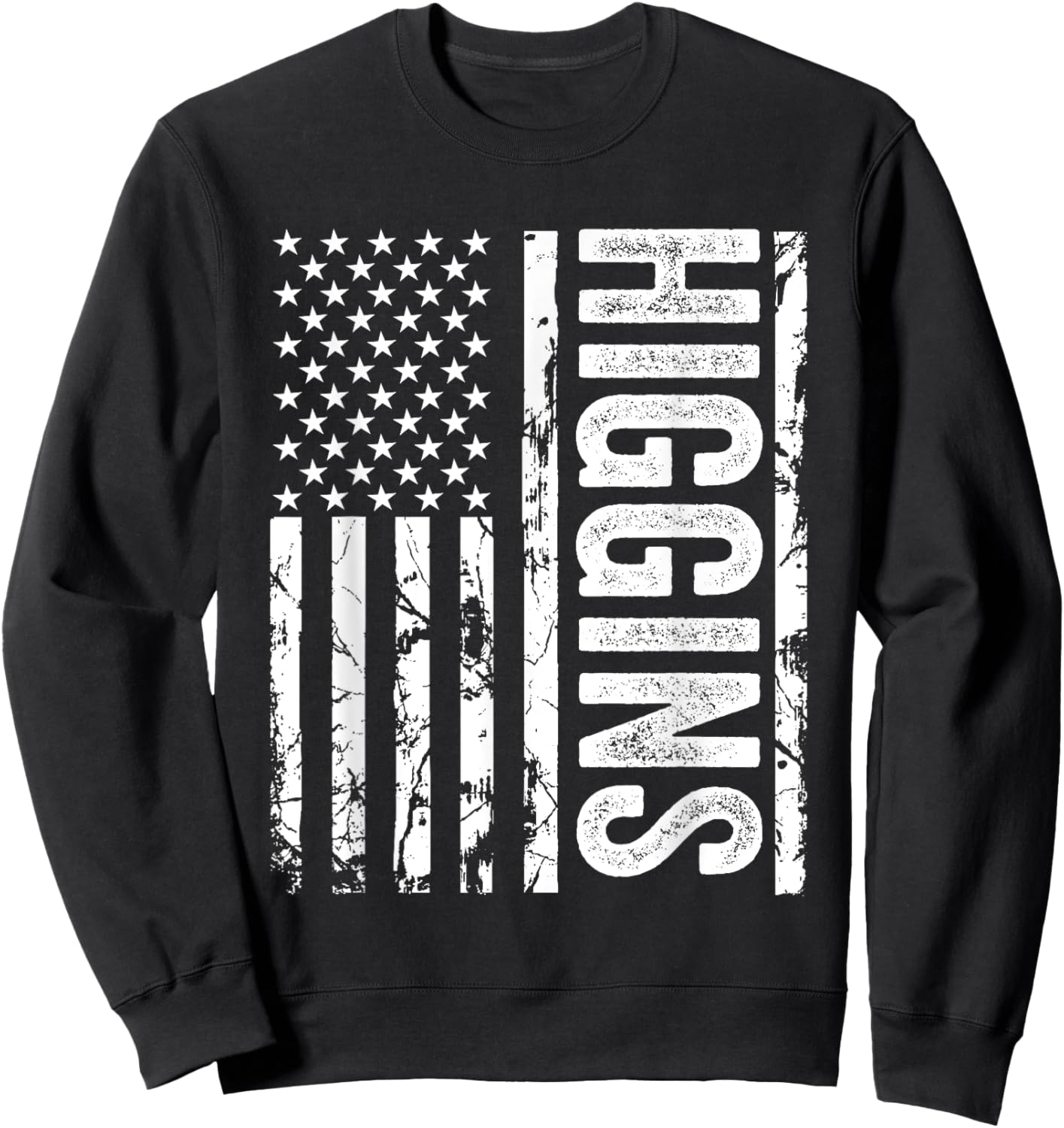 Higgins Last Name Funny Surname Team Higgins Family Reunion Sweatshirt - Sweatshirt | Black