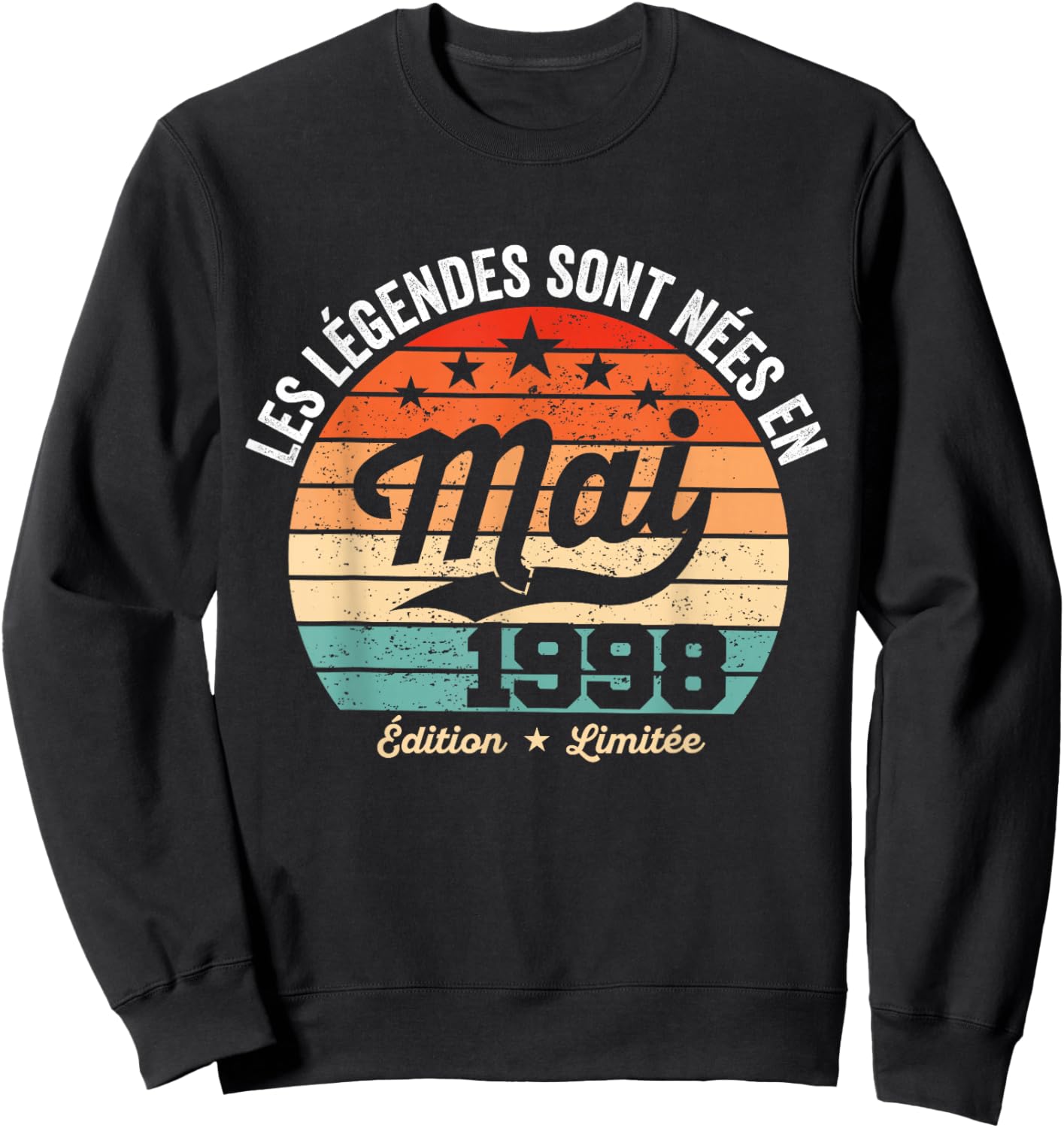 Les Légendes sont Neés en Mai 1998 28e Anniversaire Sweatshirt - Sweatshirt | Black