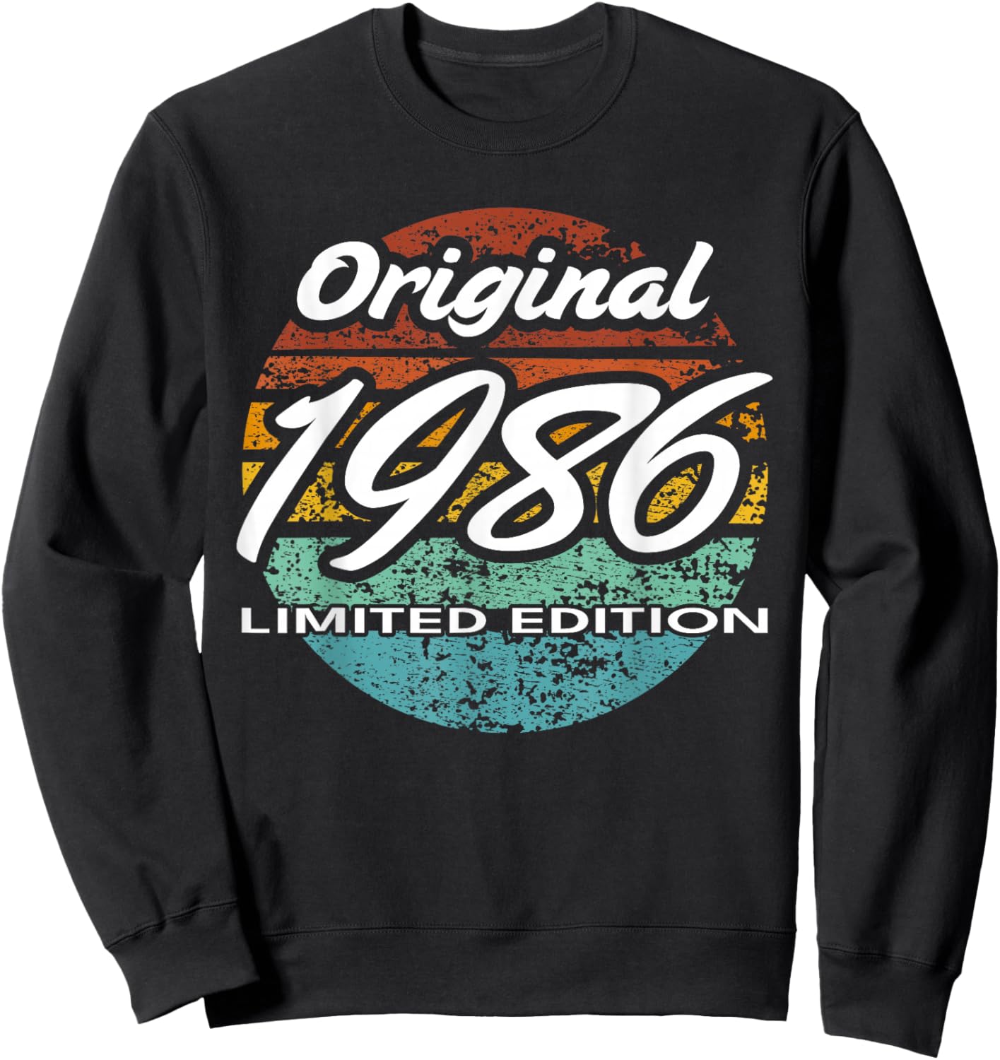 40th Birthday Man Woman 40 Years 1986 Funny Gift Sweatshirt - Sweatshirt | Black