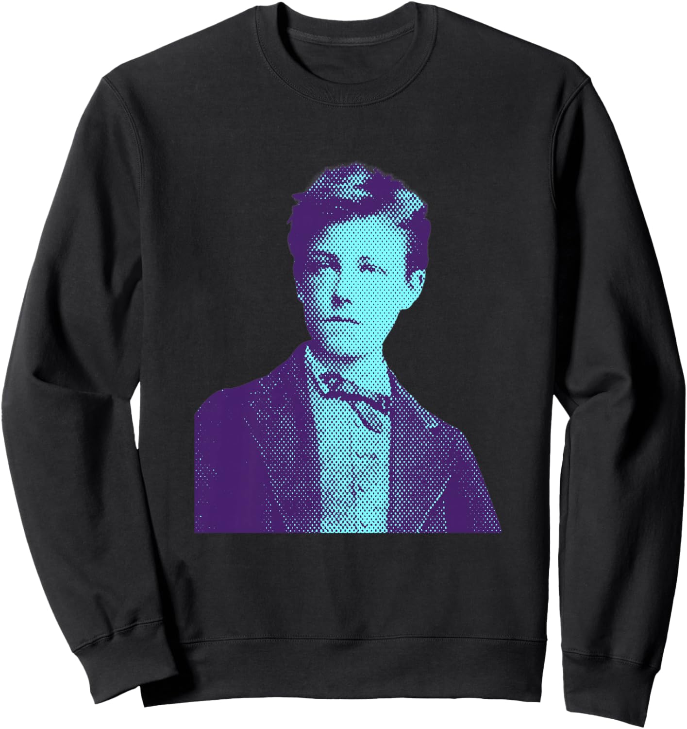 Arthur Rimbaud - Poète français Haut de Gamme Sweatshirt - Sweatshirt | Black
