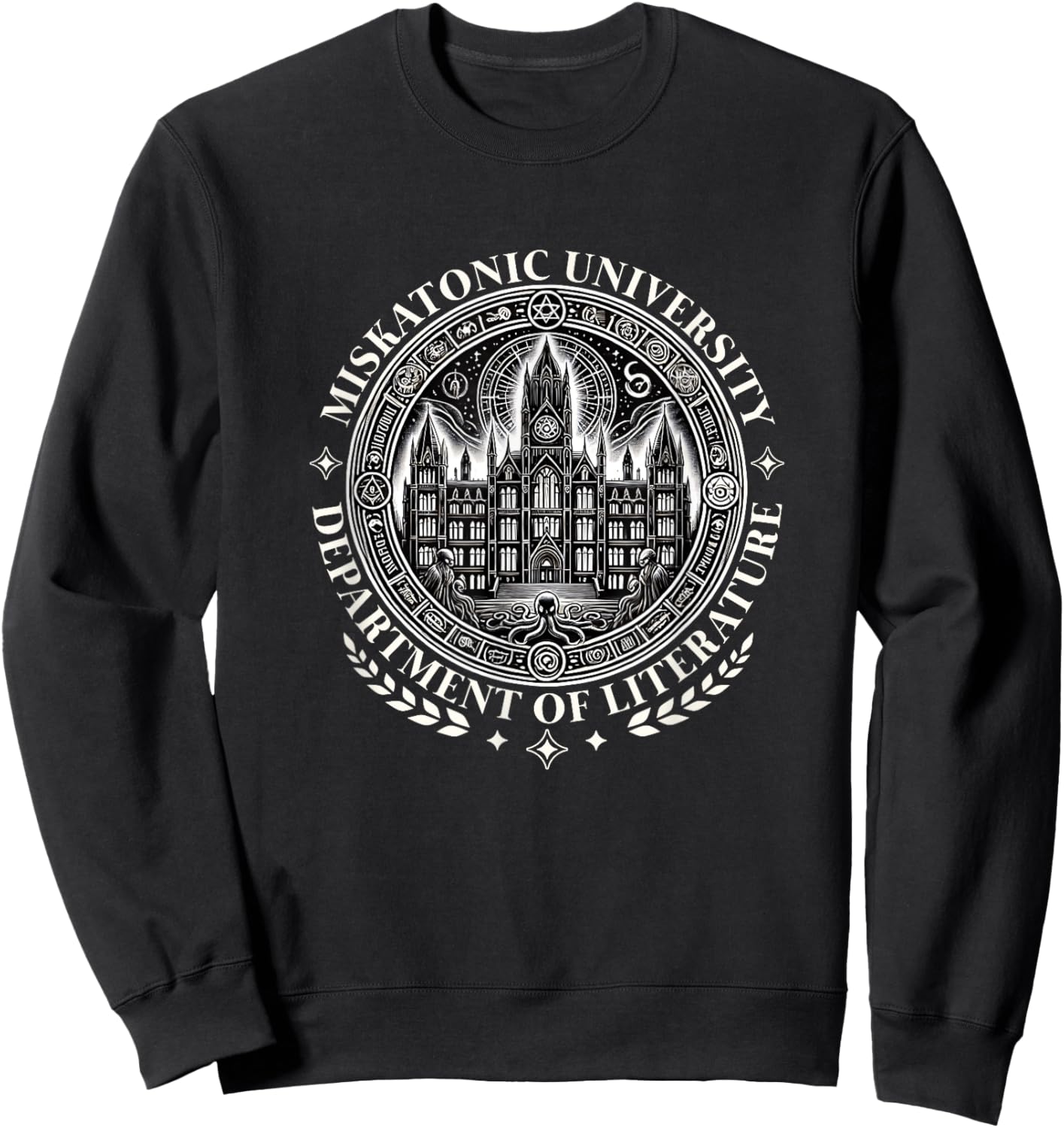 Miskatonic University Lovecraftscher Cthulhus Ruf Literature Sweatshirt - Sweatshirt | Black