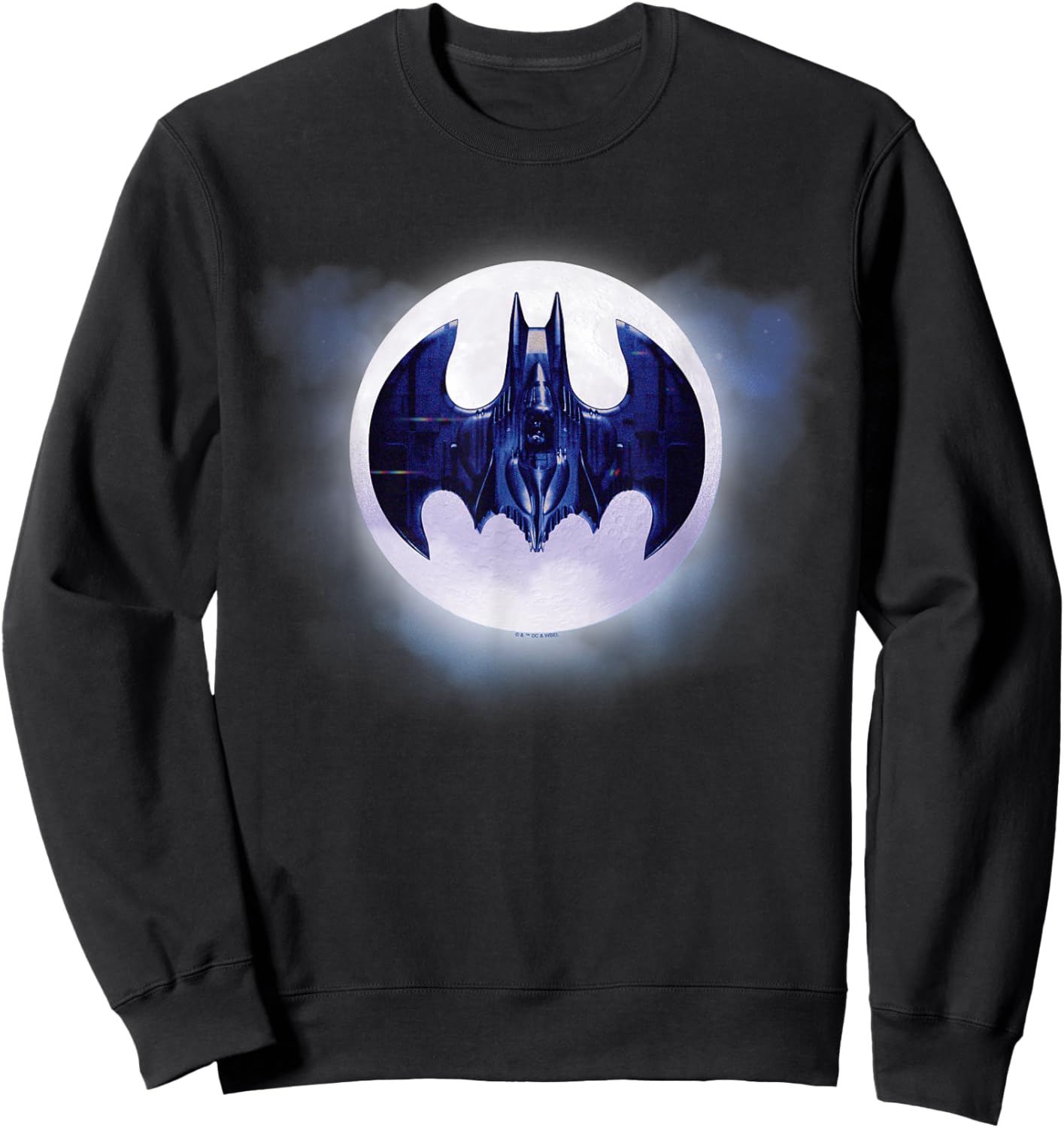 Batman 1989 Batwing Moon Sweatshirt - Sweatshirt | Black