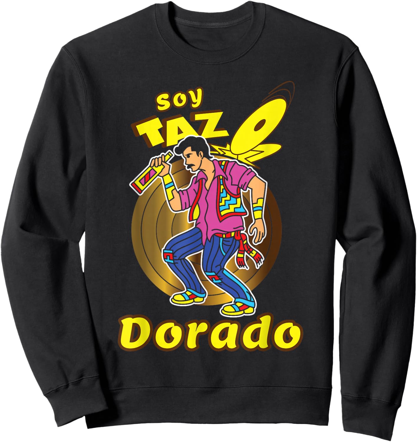 Funny Mexican Saying Spanish Slang Words Sarcastic Latinx Sweatshirt - Sweatshirt | Black