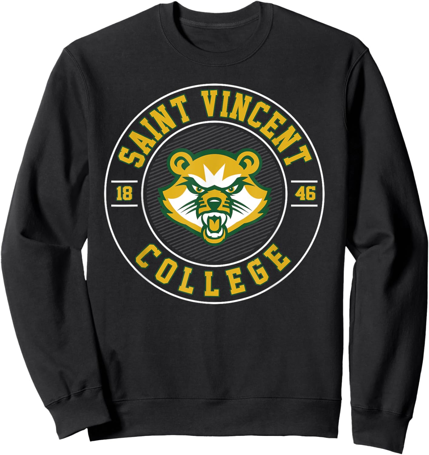Saint College Vincent Athletics Vintage Design Men Women Sweatshirt - Sweatshirt | Black