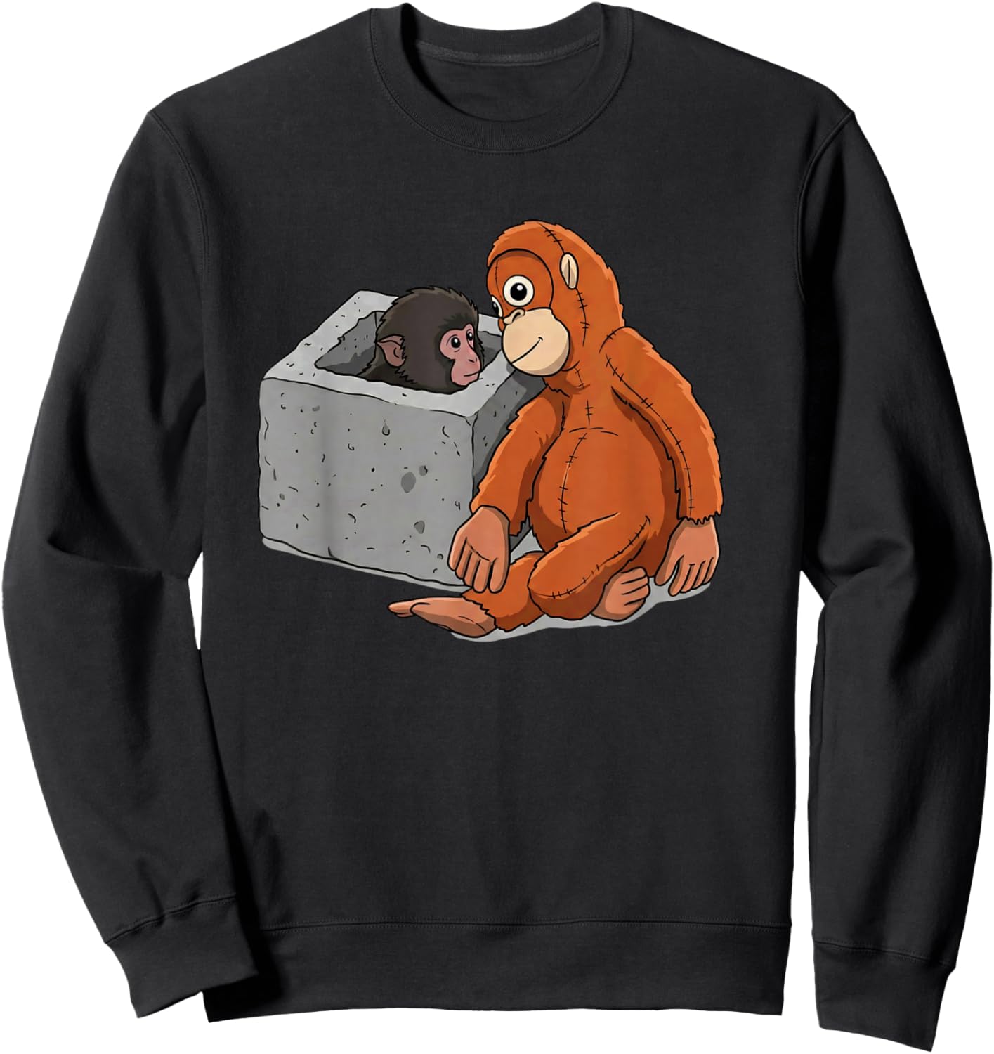 Baby Monkey Punch Sweatshirt - Sweatshirt | Black