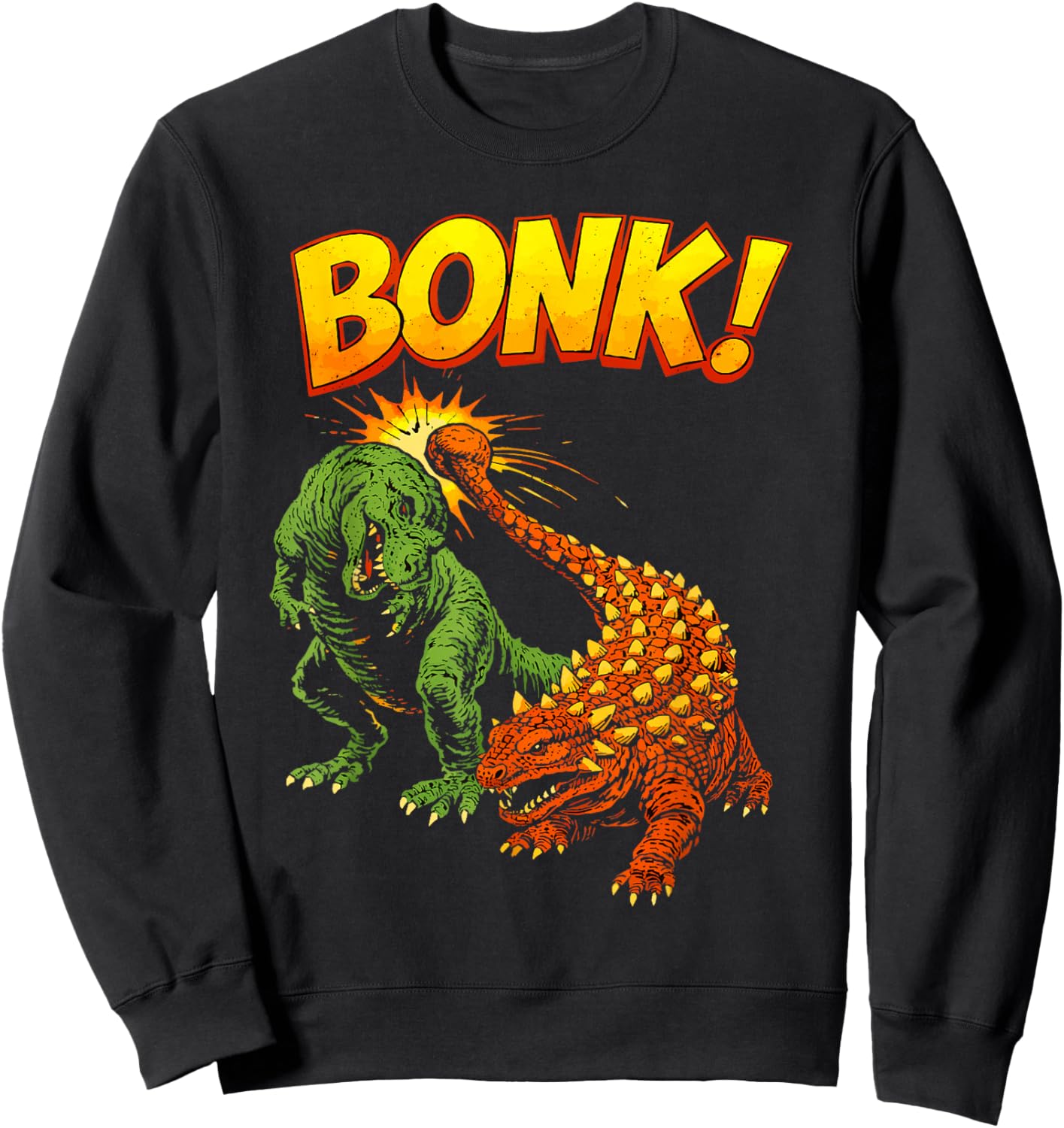 Bonk Dinosaur Sweatshirt - Sweatshirt | Black