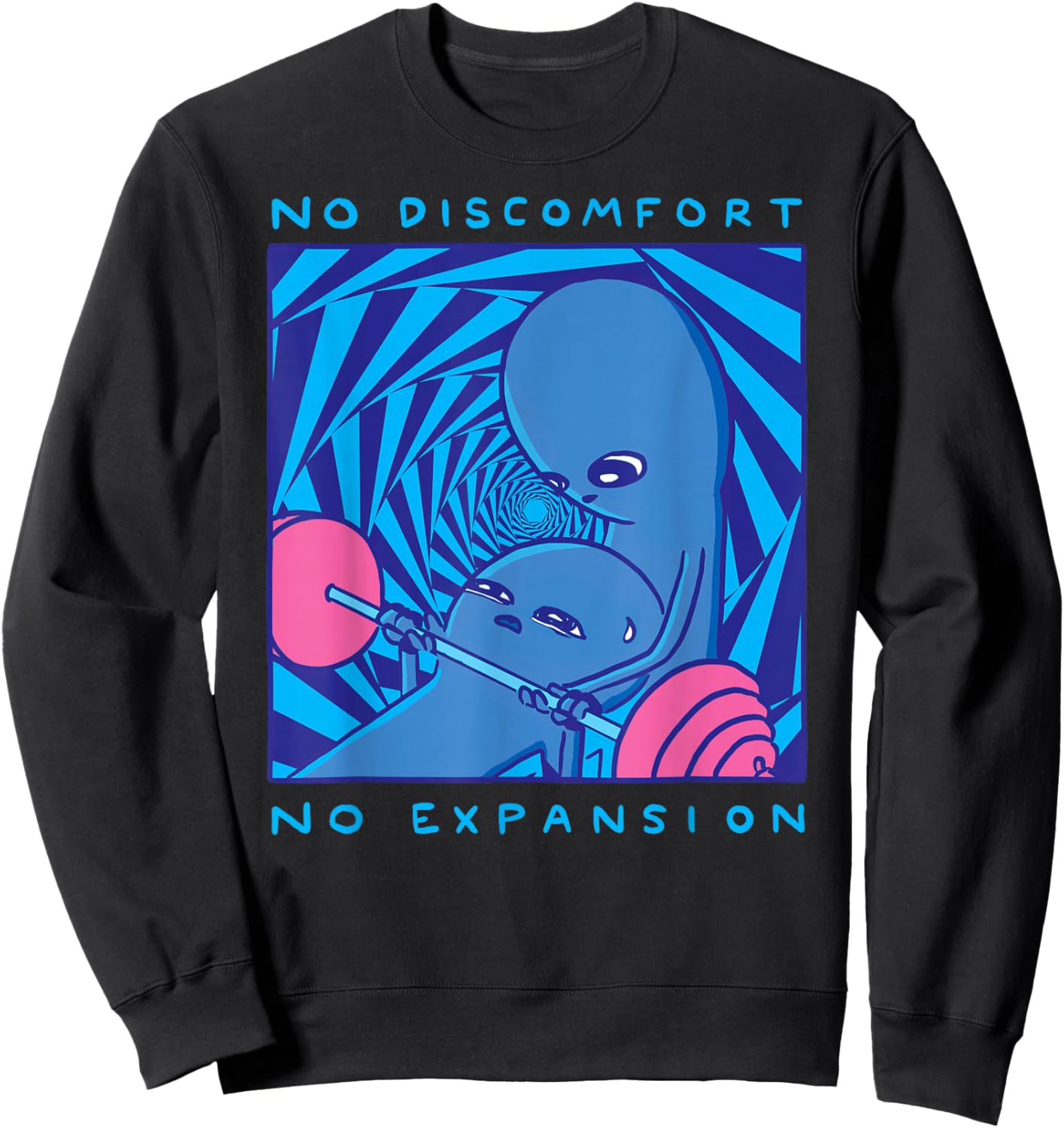 Threadless Nathan W. Pyle Strange Planet Expansion Graphic Sweatshirt - Sweatshirt | Black