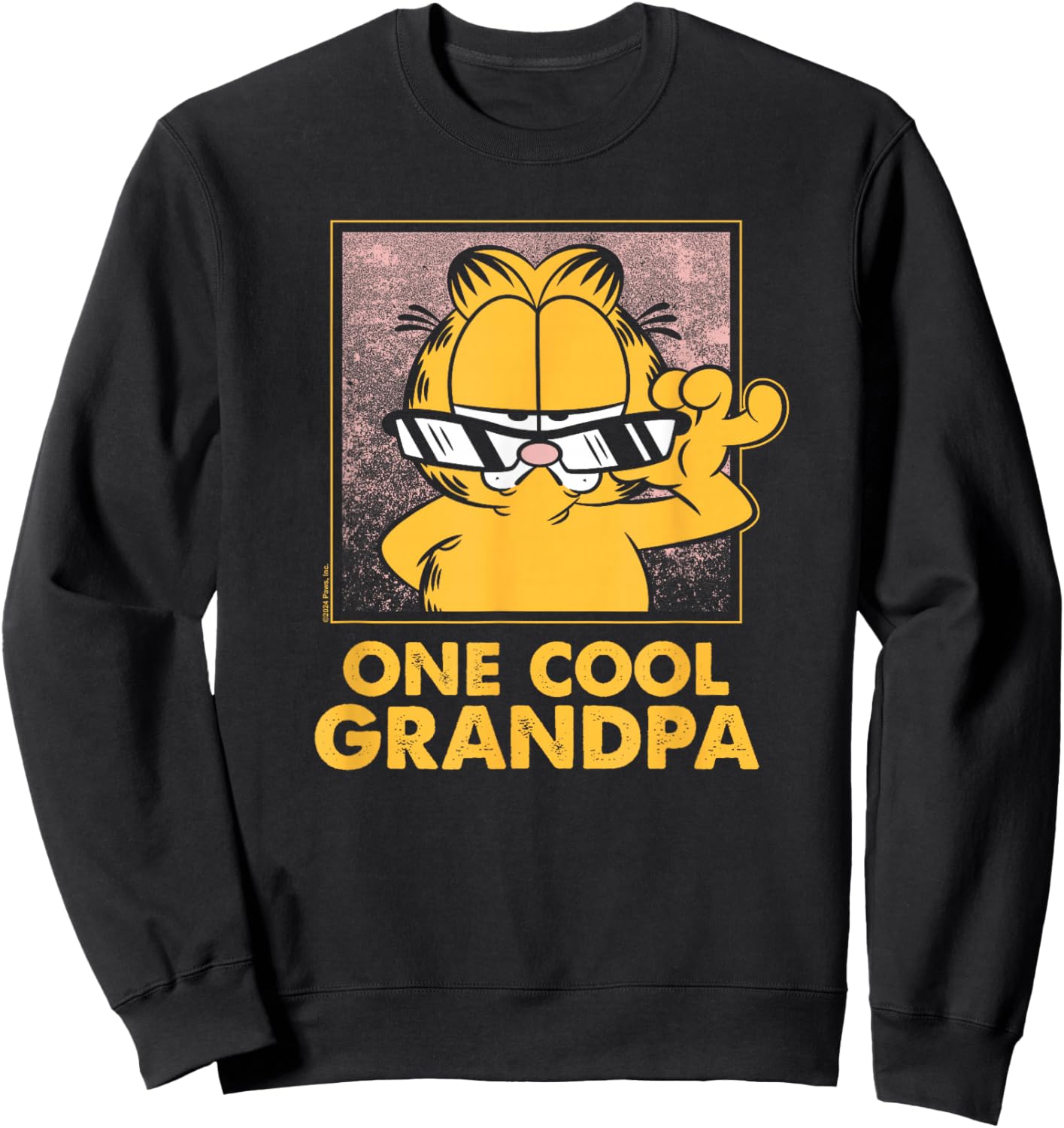 Garfield One Cool Grandpa Sweatshirt - Sweatshirt | Black