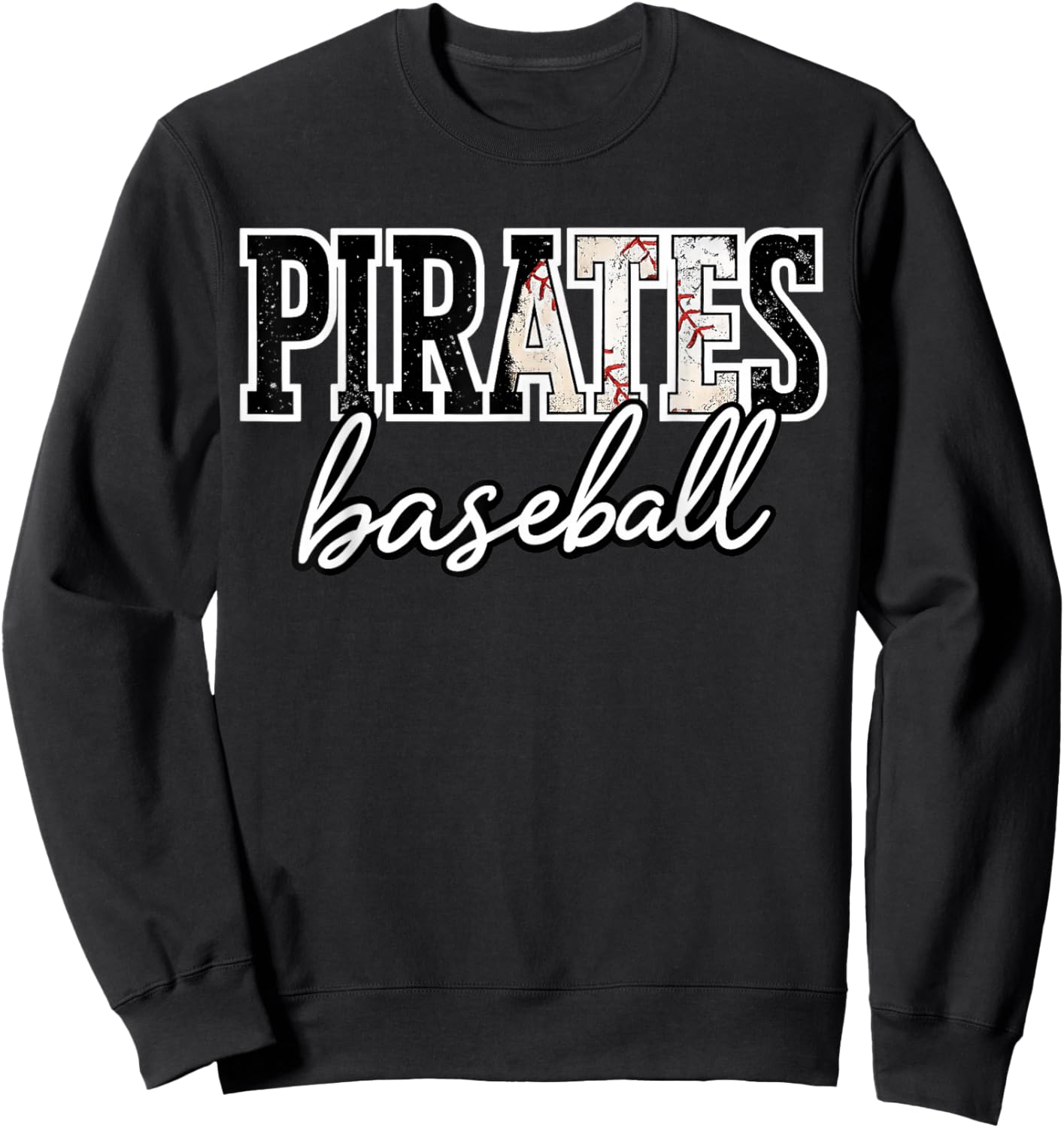 Game Day School Spirit Pirate Pride Sweatshirt - Sweatshirt | Black