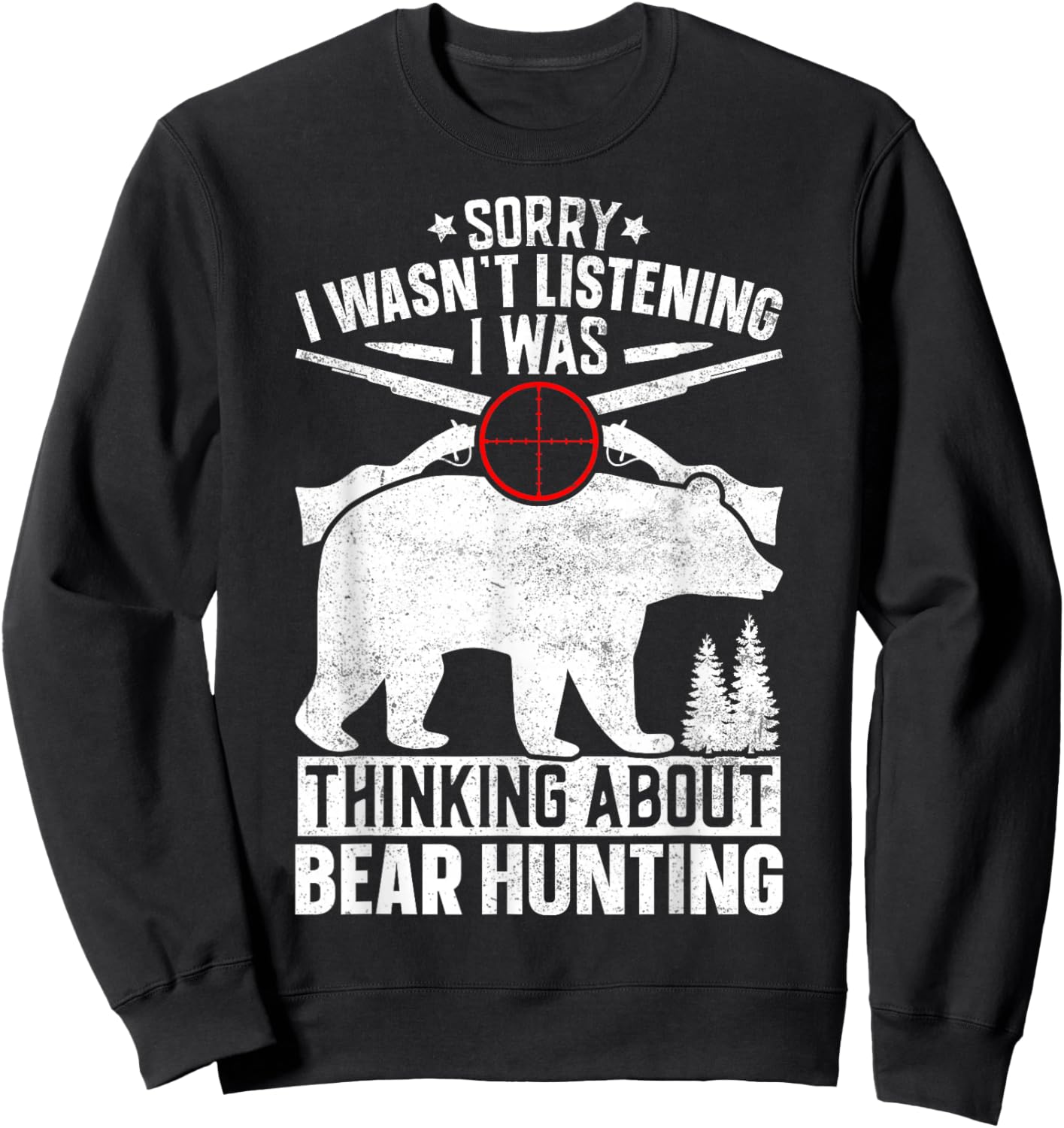Bear Hunting Sweatshirt - Sweatshirt | Black