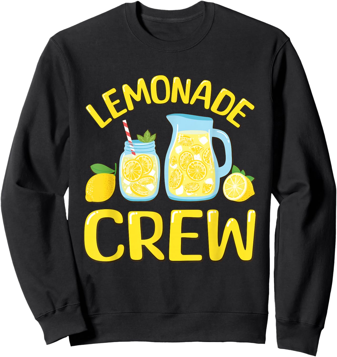 Lemonade Crew , Small, Black Sweatshirt - Sweatshirt | Black