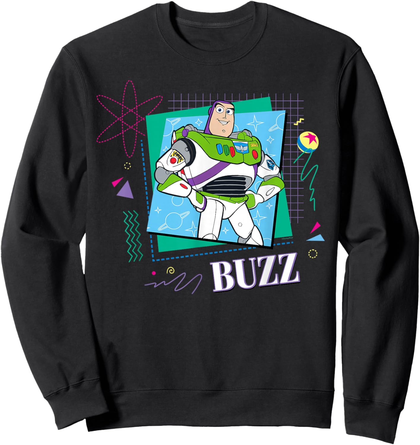 Disney & Pixar’s Toy Story ’90s Couples Matching Buzz Sweatshirt - Sweatshirt | Black