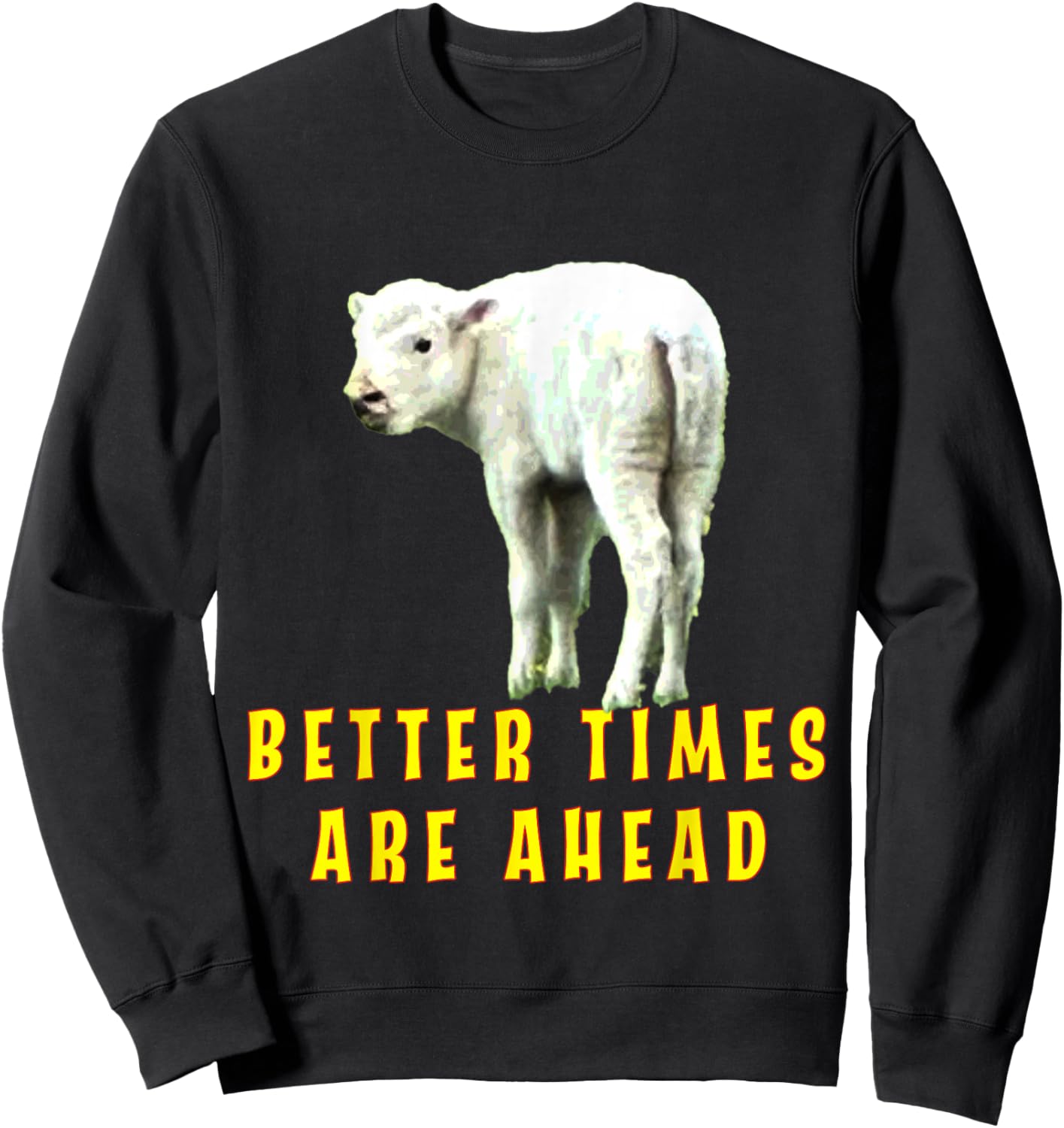 Baby White Bison Buffalo American Indian Prophecy Sweatshirt - Sweatshirt | Black