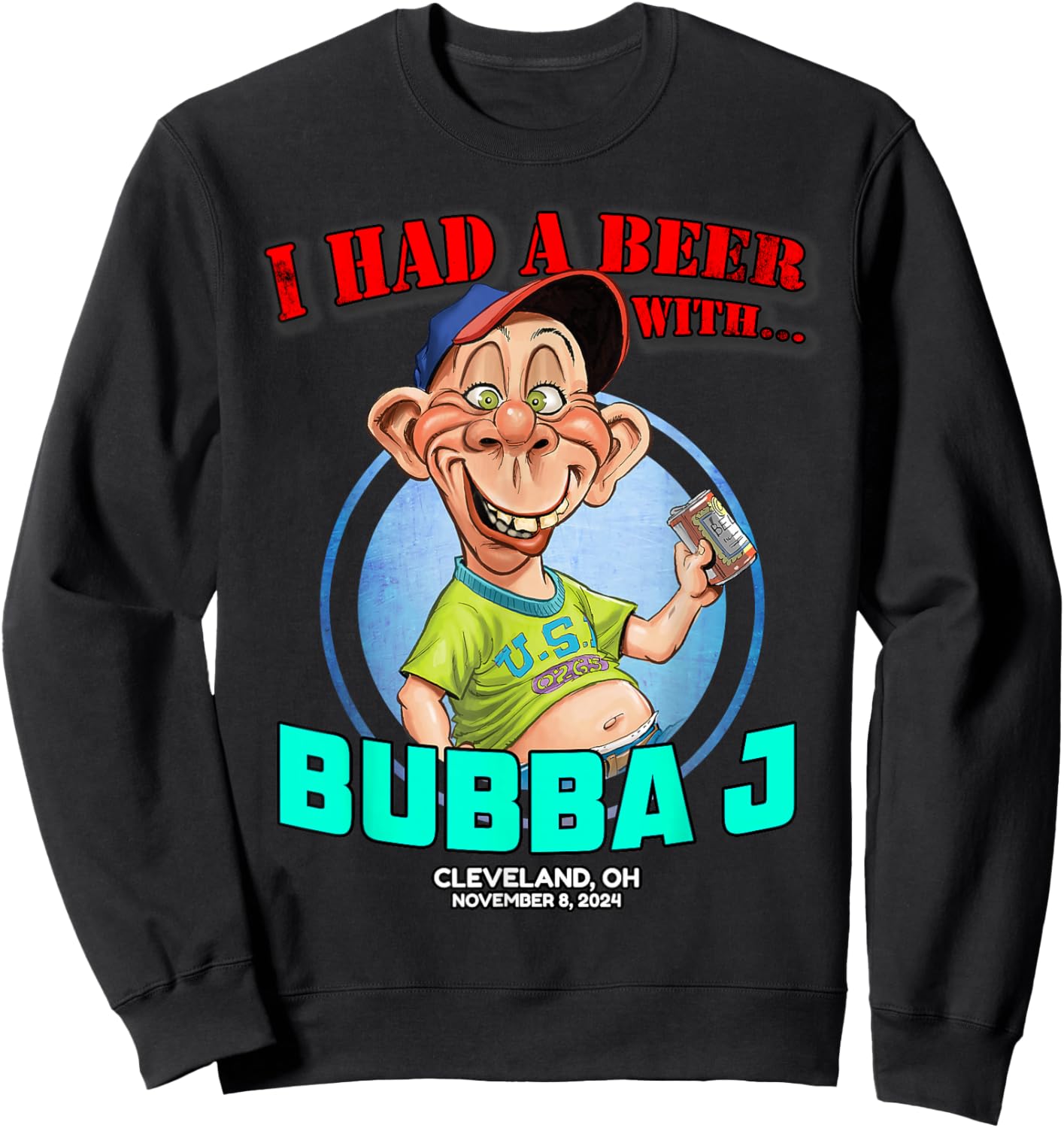 Bubba J Cleveland, OH (2024) Sweatshirt - Sweatshirt | Black