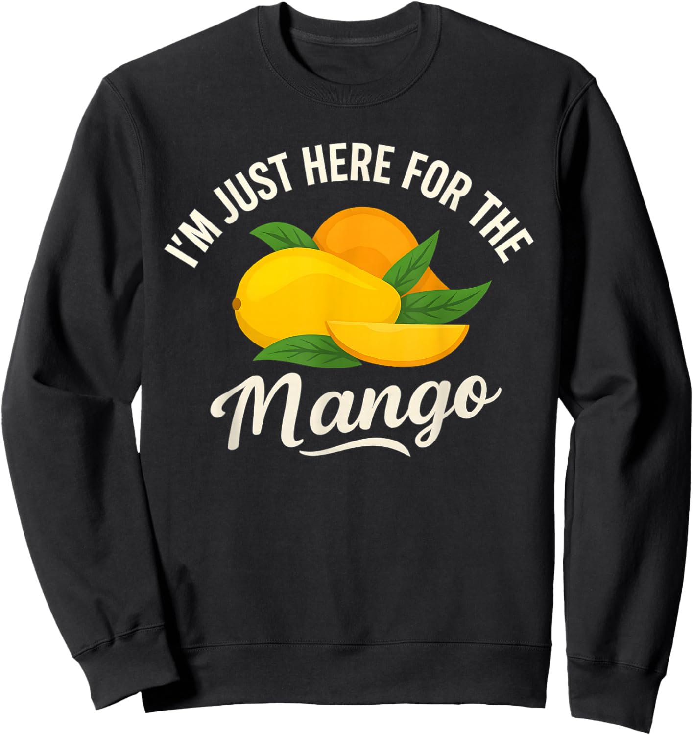 Mango Amusante - Mango Love - , Women, Kids Sweatshirt - Sweatshirt | Black