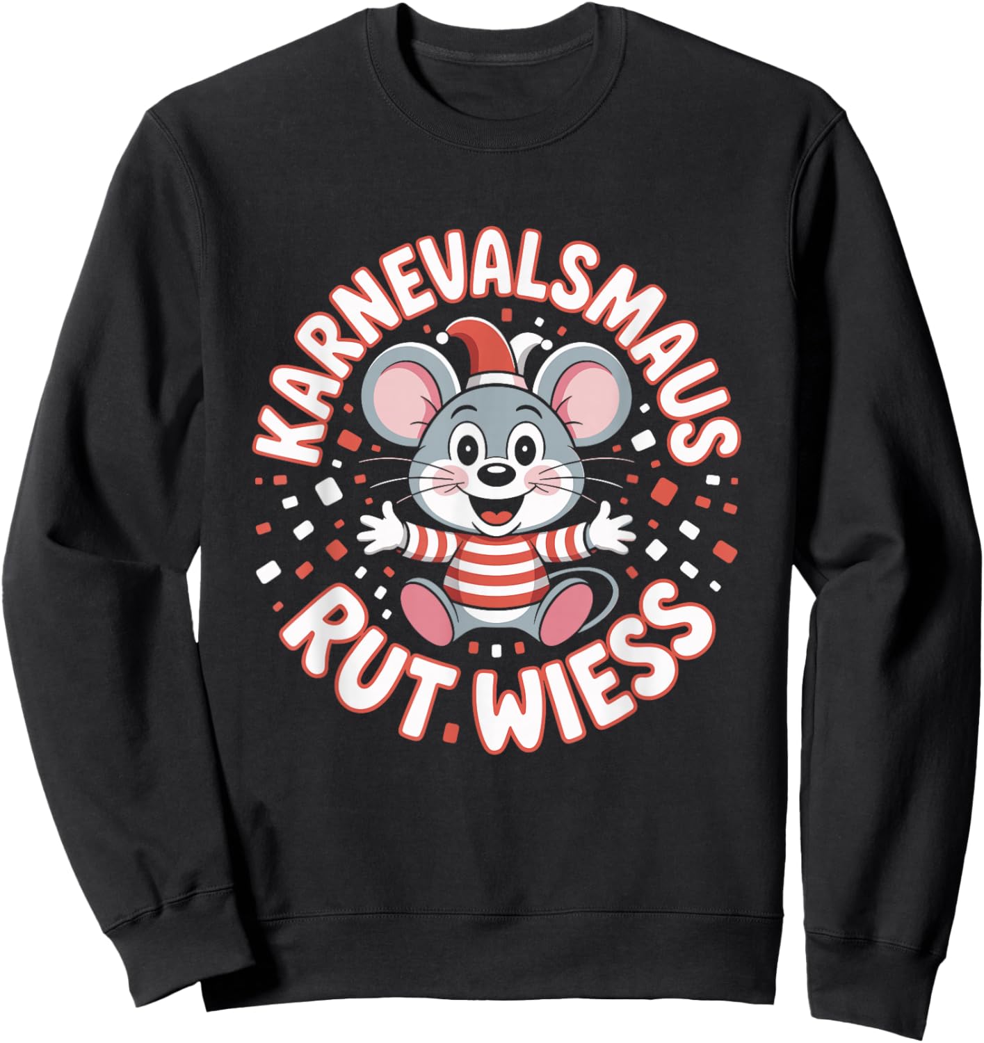 Carnival Mouse Rut Wiess Carnival Cologne Cologne Carnival Mouse Sweatshirt - Sweatshirt | Black