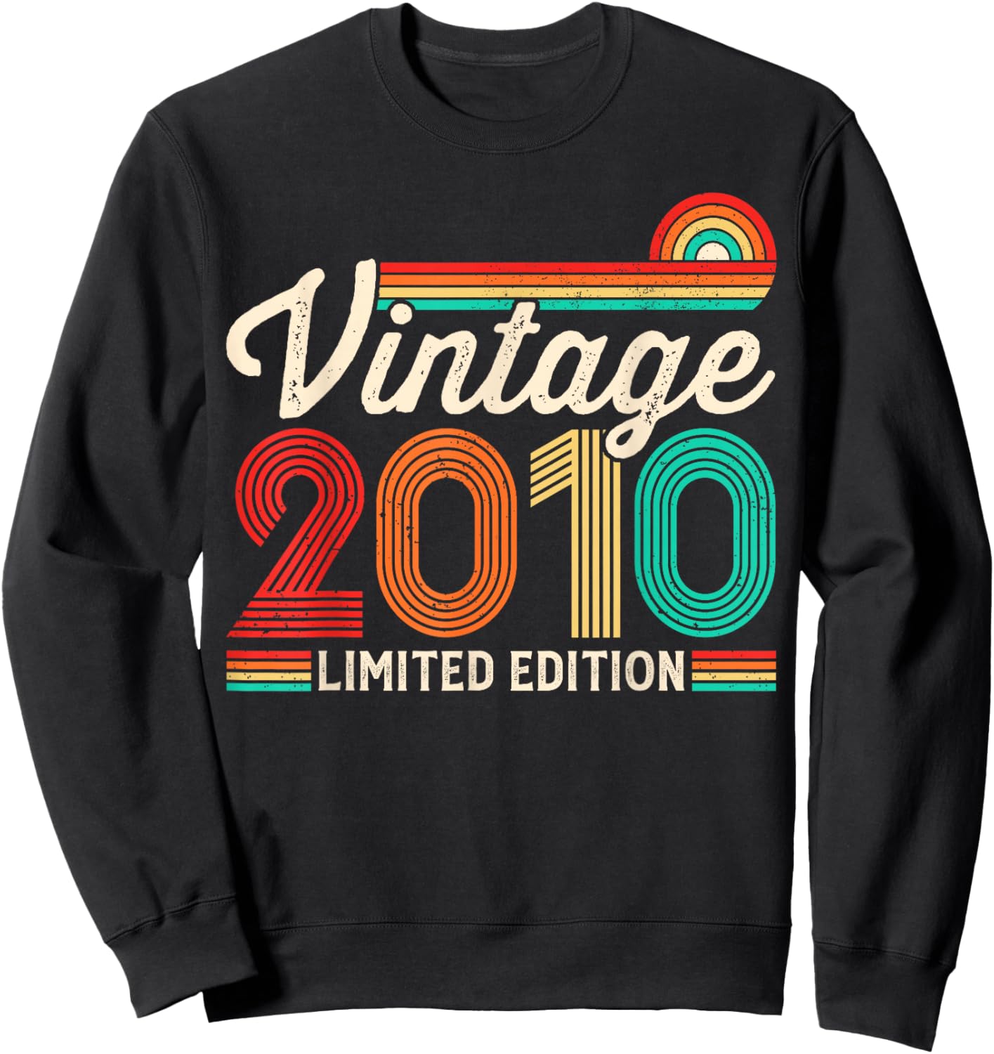 16th Birthday Boys Girls 16yr 2010 16 Years Old Birthday Sweatshirt - Sweatshirt | Black