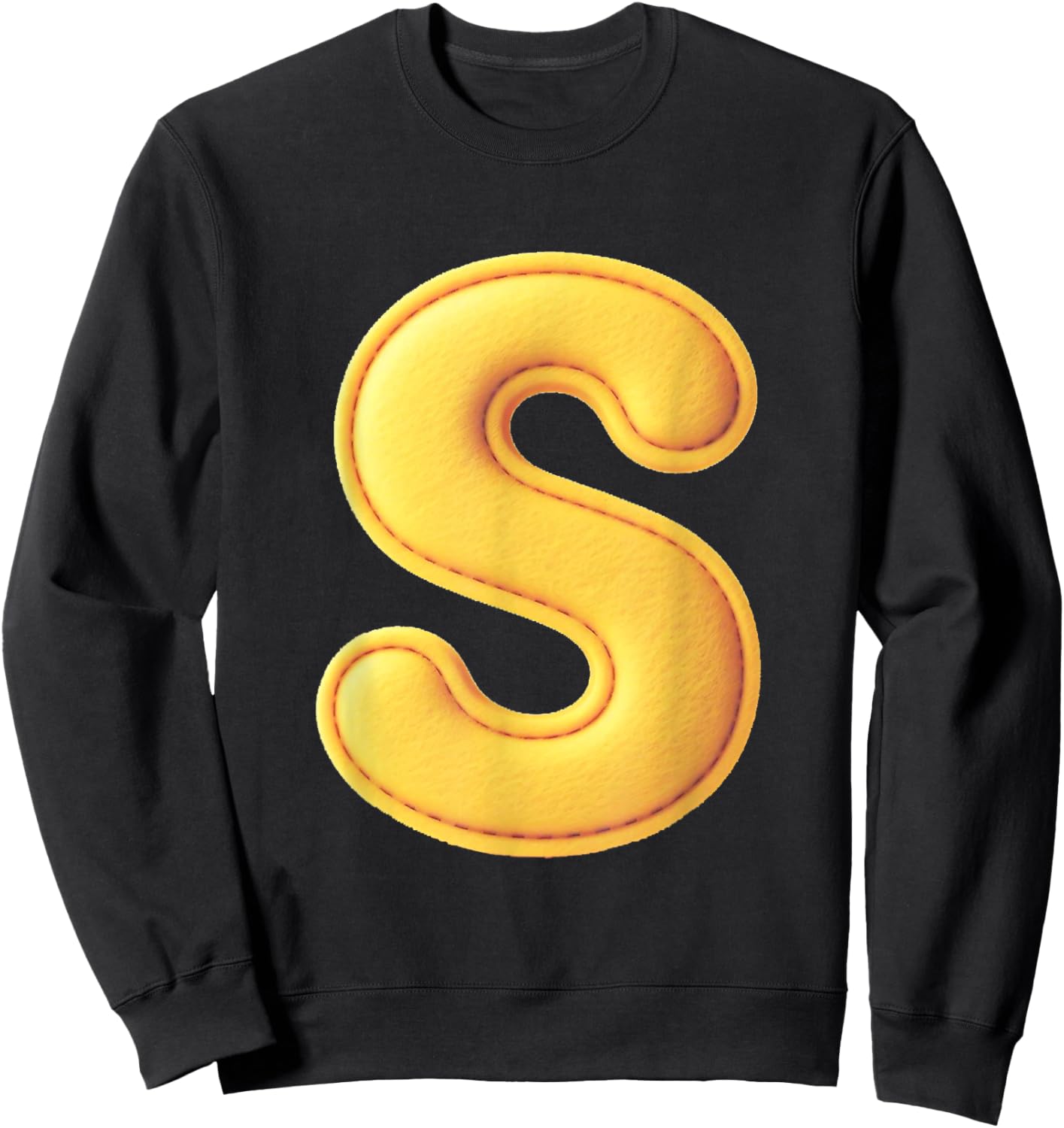 Letter S Funny Chipmunk Group Matching Costume Sweatshirt - Sweatshirt | Black