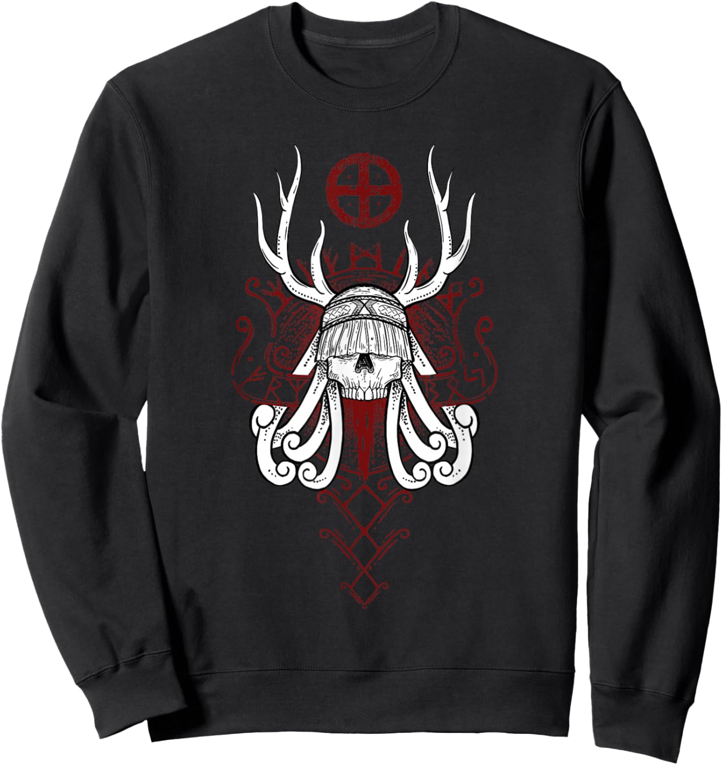 Heilung shaman shirt for viking Sweatshirt - Sweatshirt | Black