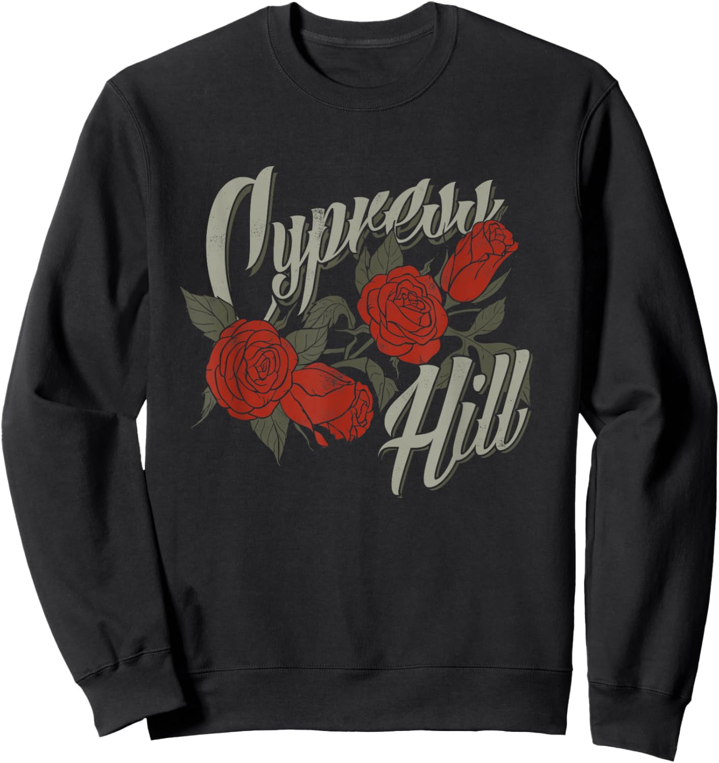 Cypress Hill Rose Sweatshirt - Sweatshirt | Black