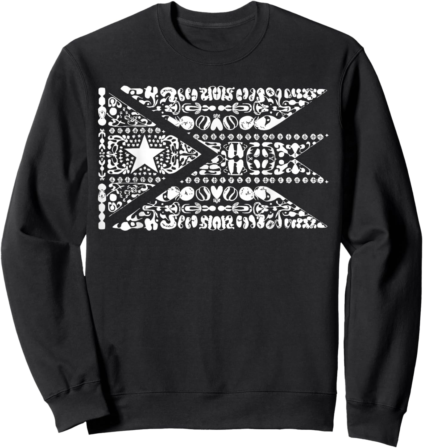 Taino Indian Puerto Rico Pride Boricua Puerto Rican Sweatshirt - Sweatshirt | Black