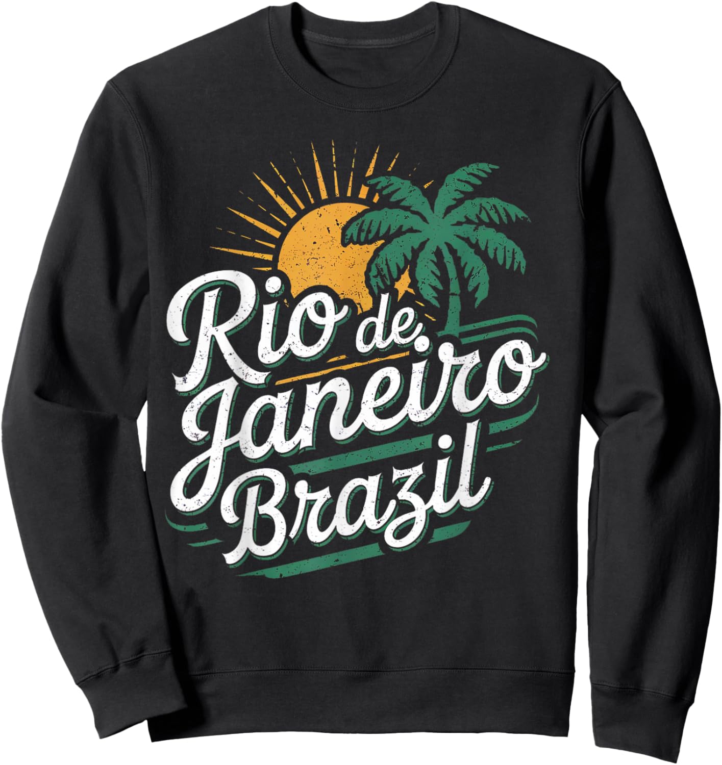 Rio de Janeiro Brazil Travel Vacation Souvenirs Sweatshirt - Sweatshirt | Black