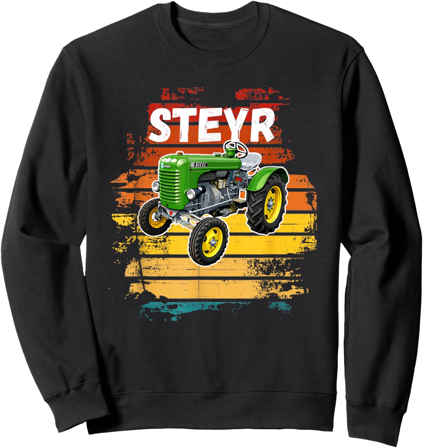 Oldtimer Traktor aus Steyr 180 Sweatshirt - Sweatshirt | Black