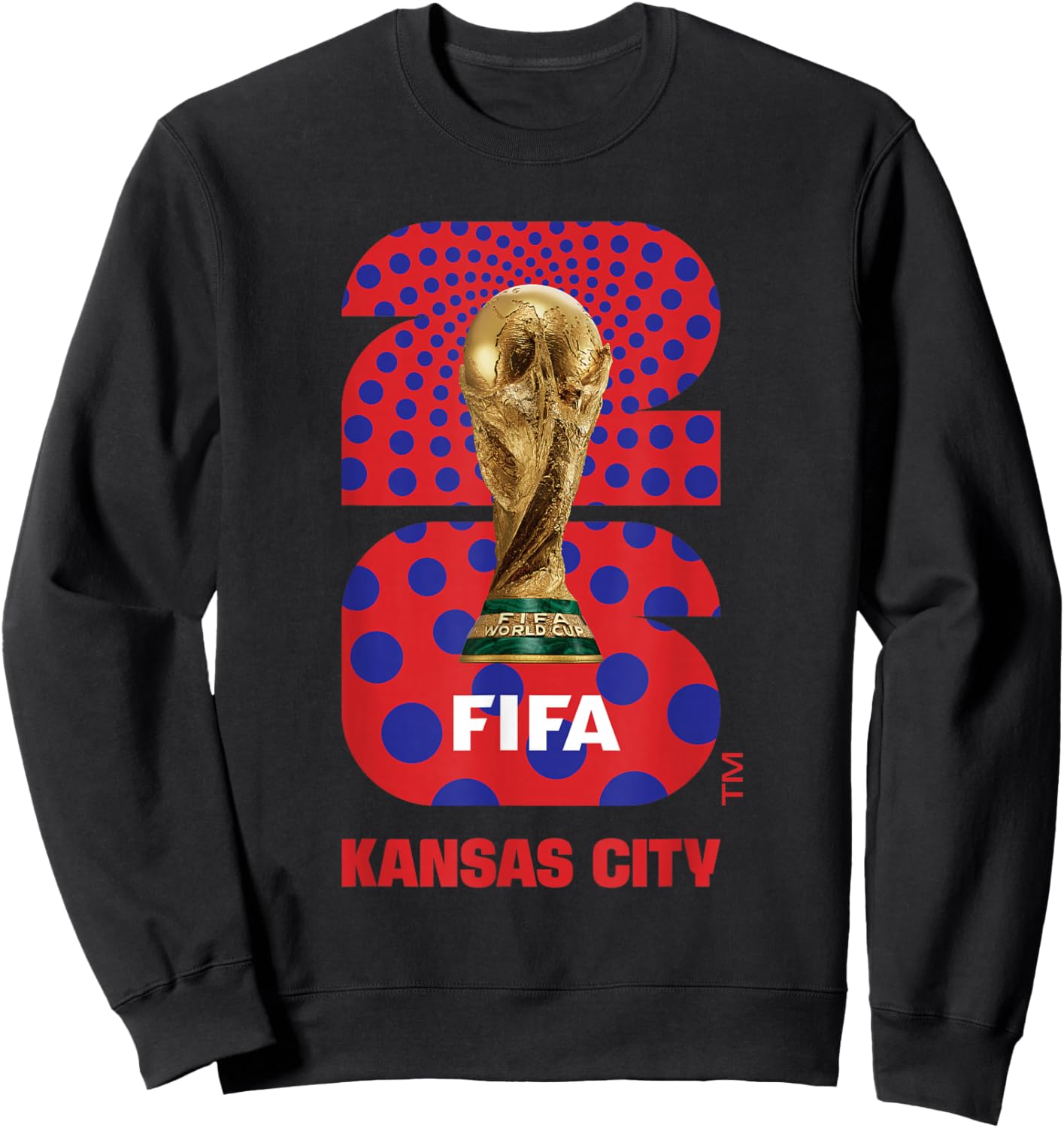 FIFA World CUP26 Kansas City Trophy Color Sweatshirt - Sweatshirt | Black