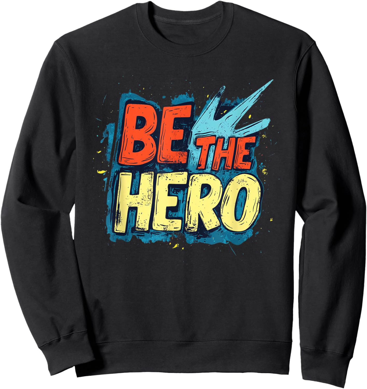 Cool Be the Hero Emblem Costume Sweatshirt - Sweatshirt | Black