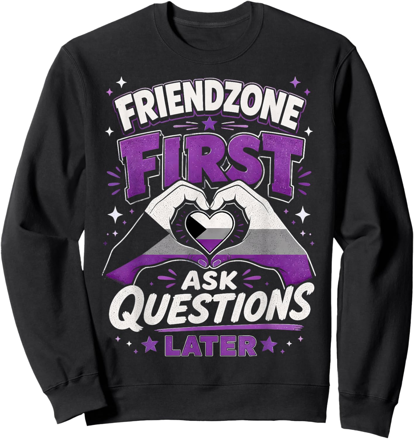Lustig Demisexuell Sweatshirt - Sweatshirt | Black