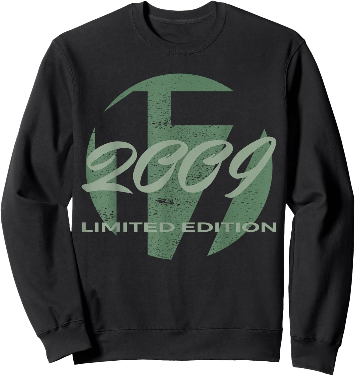 17. Geburtstag Mädchen Junge 17 Jahre 2009 Lustig Geschenk Sweatshirt - Sweatshirt | Black