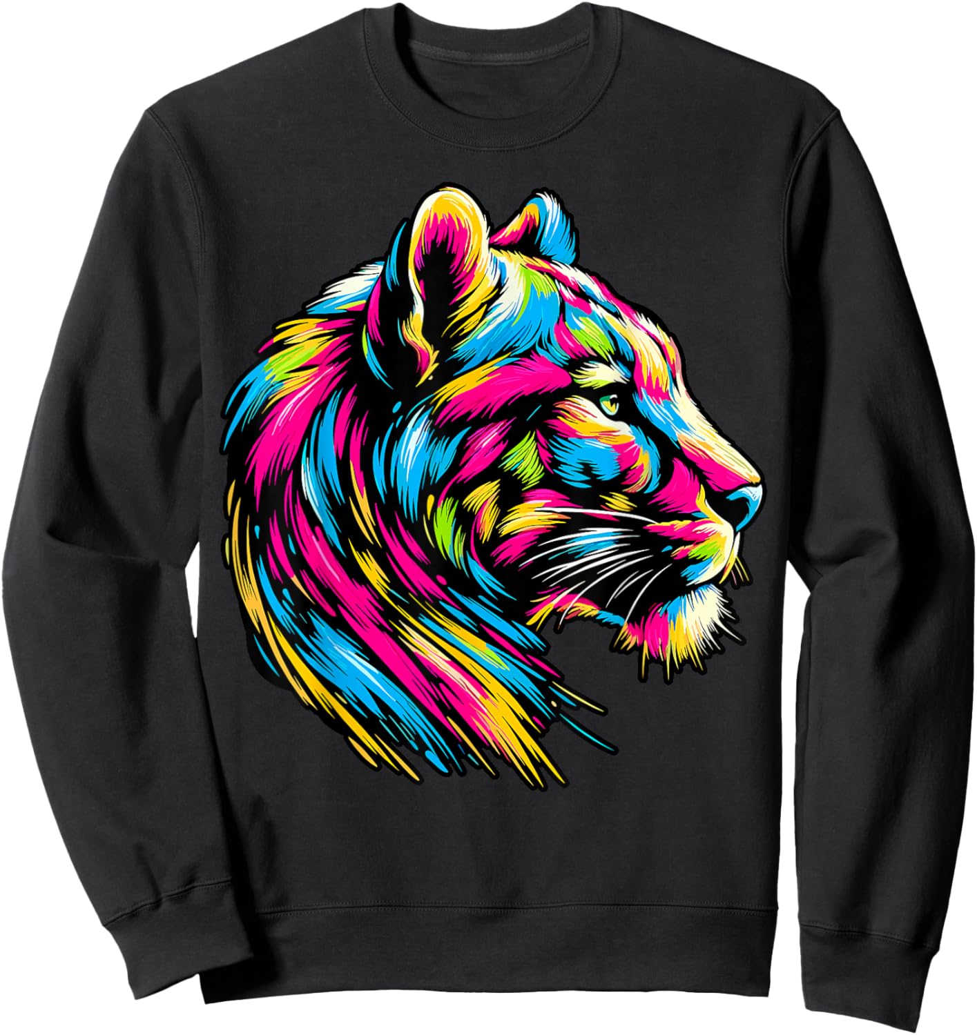 Colorful Puma Sweatshirt - Sweatshirt | Black