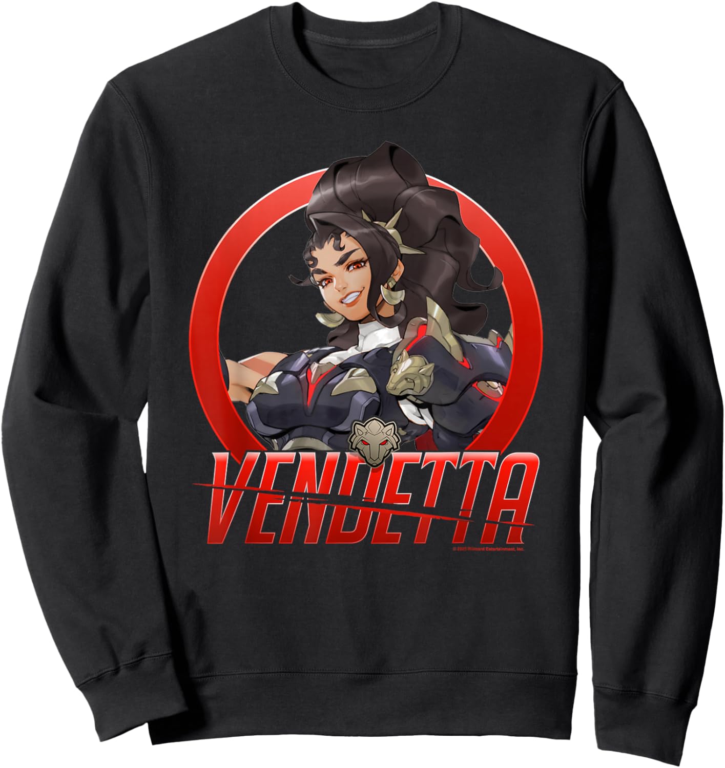 Overwatch 2 Vendetta La Lupa The Wolf of Retribution Sweatshirt - Sweatshirt | Black