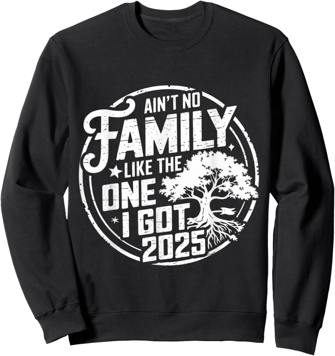 Ain't No Family Like The One I Got Reunion 2025 funny Sweatshirt - Sweatshirt | Black