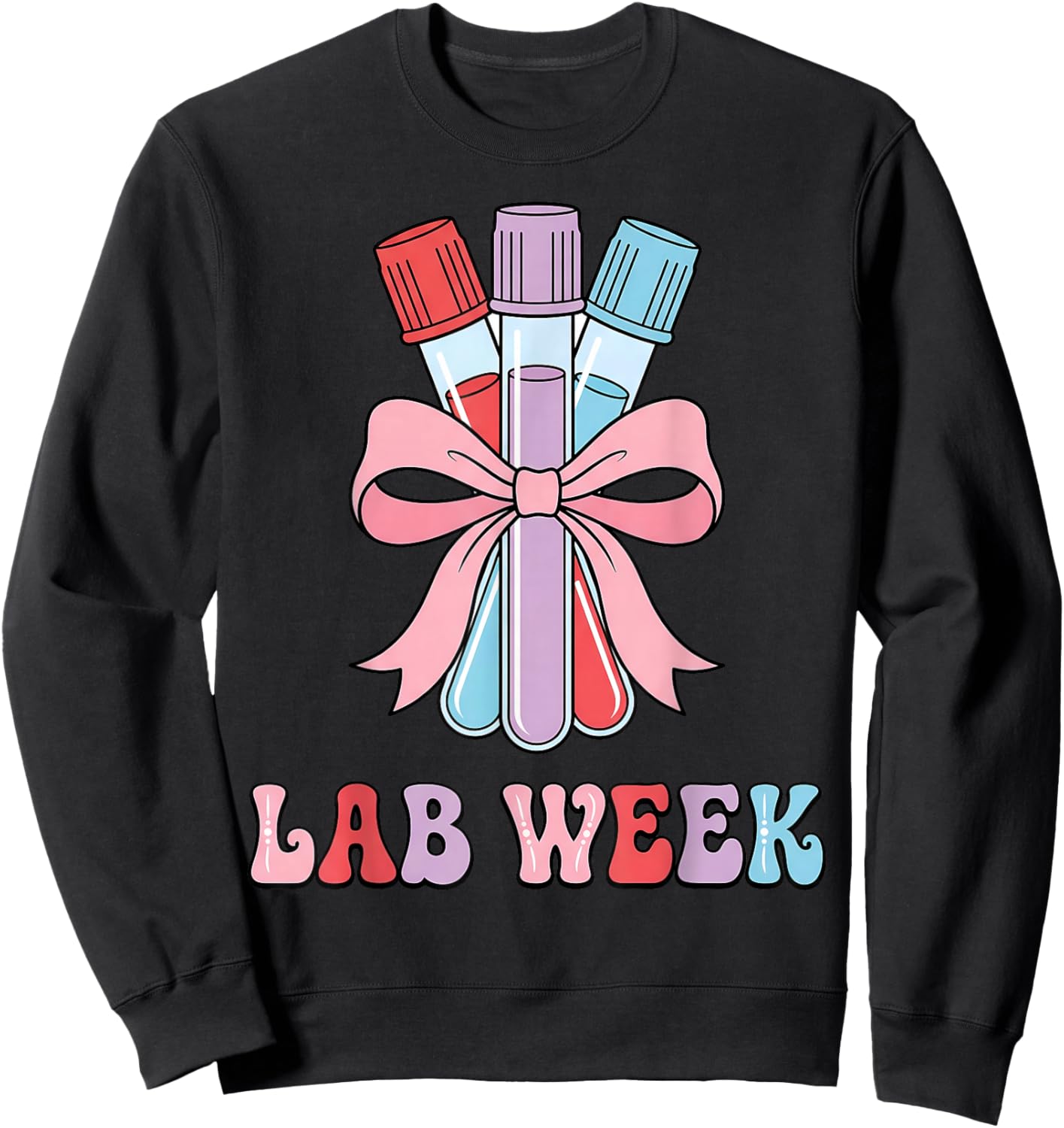 Phlebotomist Lab Squad Lab Week 2026 Phlebotomy Sweatshirt - Sweatshirt | Black