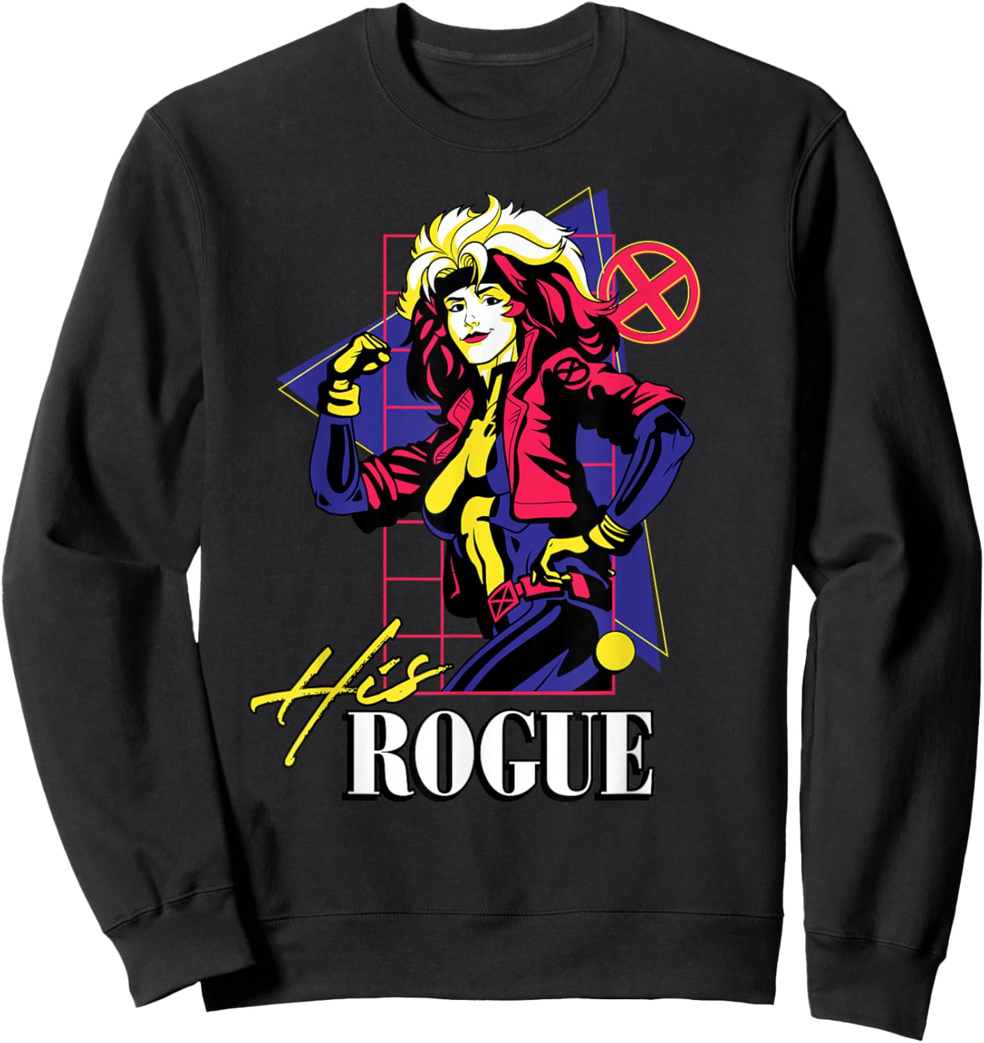 Marvel Super Heroes X-Men Couples Matching His Rogue Sweatshirt - Sweatshirt | Black