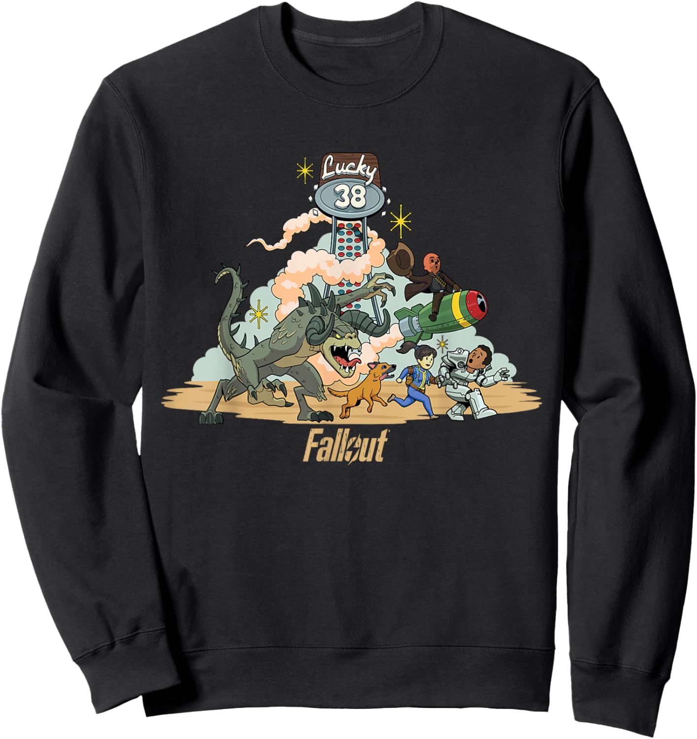 Fallout - New Vegas Sweatshirt - Sweatshirt | Black
