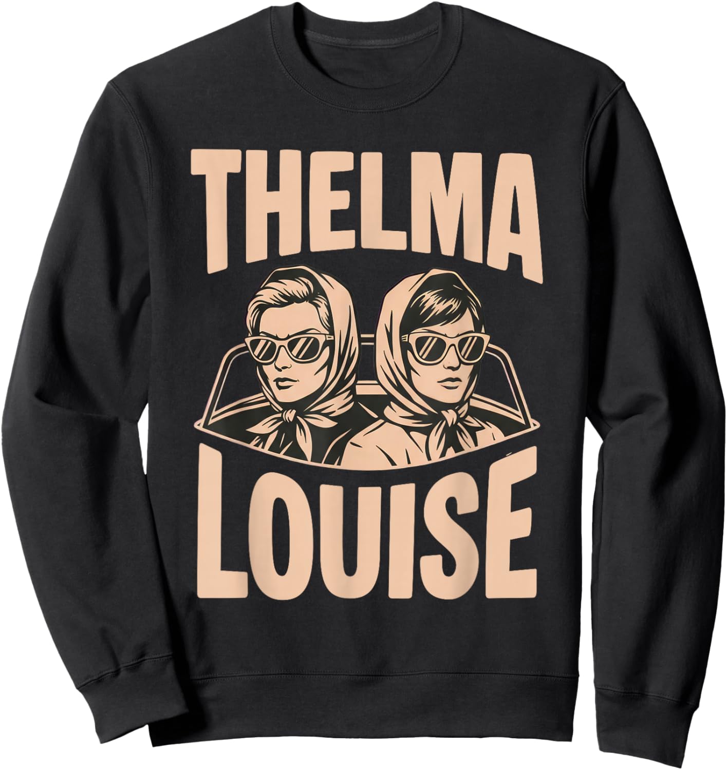 Chaque Thelma a Besoin des Meilleures amies de Louise Sweatshirt - Sweatshirt | Black