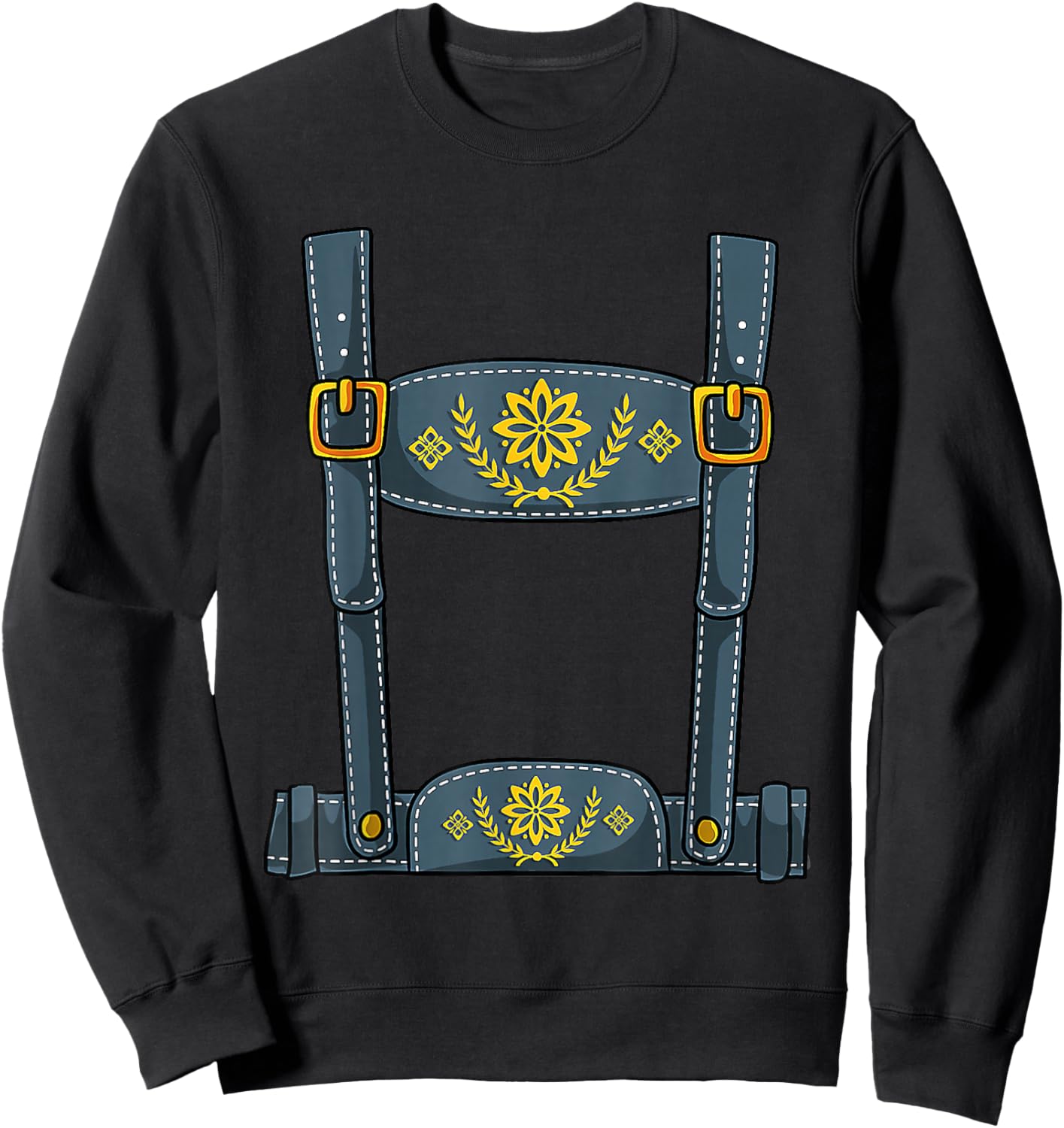 Oktoberfest Outfit Boys Lederhosen Costume Germany Bavarian Sweatshirt - Sweatshirt | Black