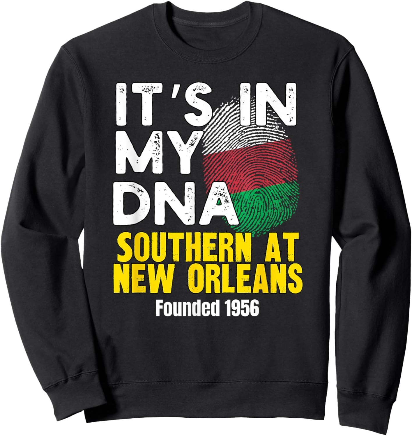 Southern at New Orleans, SUNO, Souvenir HBC Urban Apparel Sweatshirt - Sweatshirt | Black