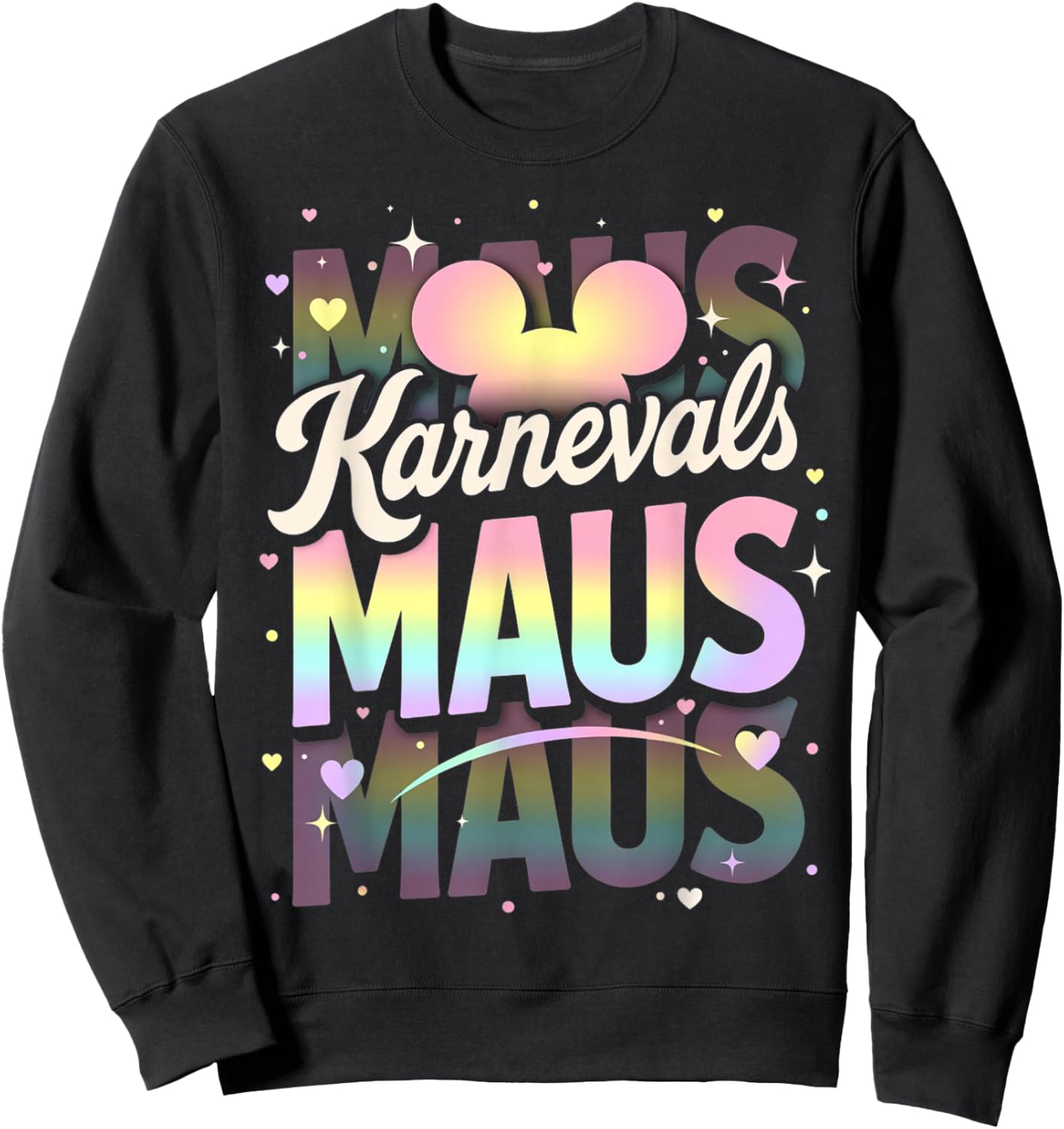 Carnival Mouse Cute Fancy Dress Motif and Children Sweatshirt - Sweatshirt | Black