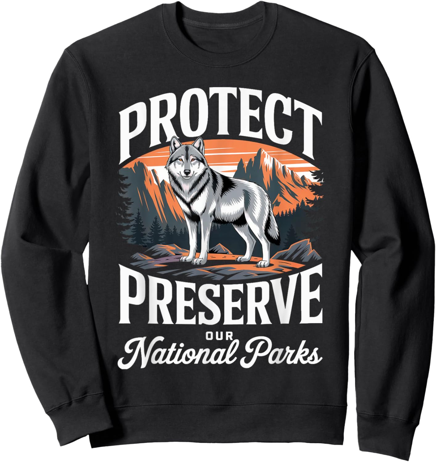 Protect Our National Parks Sweatshirt - Sweatshirt | Black