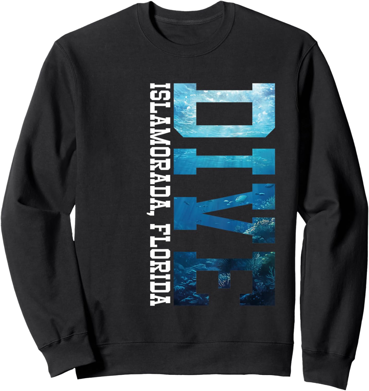 Dive Islamorada Florida Ocean Underwater Scuba Diving Sweatshirt - Sweatshirt | Black
