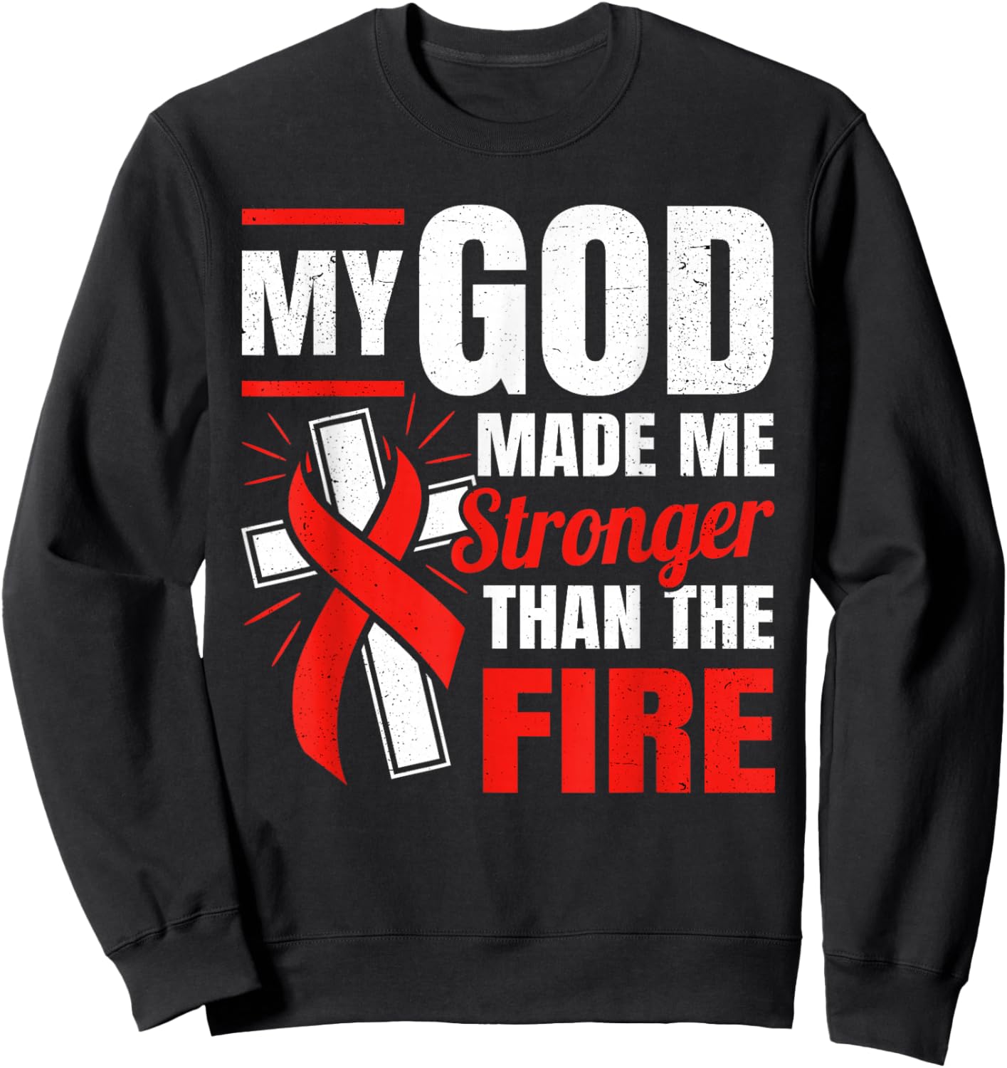Burn Survivor Sweatshirt - Sweatshirt | Black