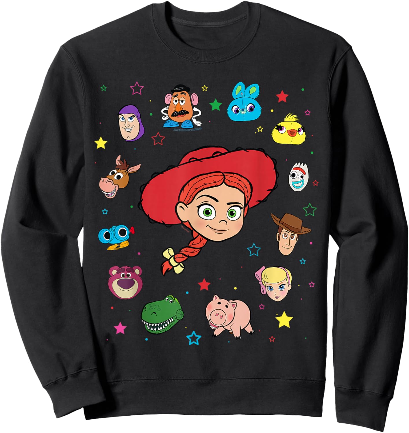 Disney and Pixar's Toy Story Jessie Big Face Collage Sweatshirt - Sweatshirt | Black