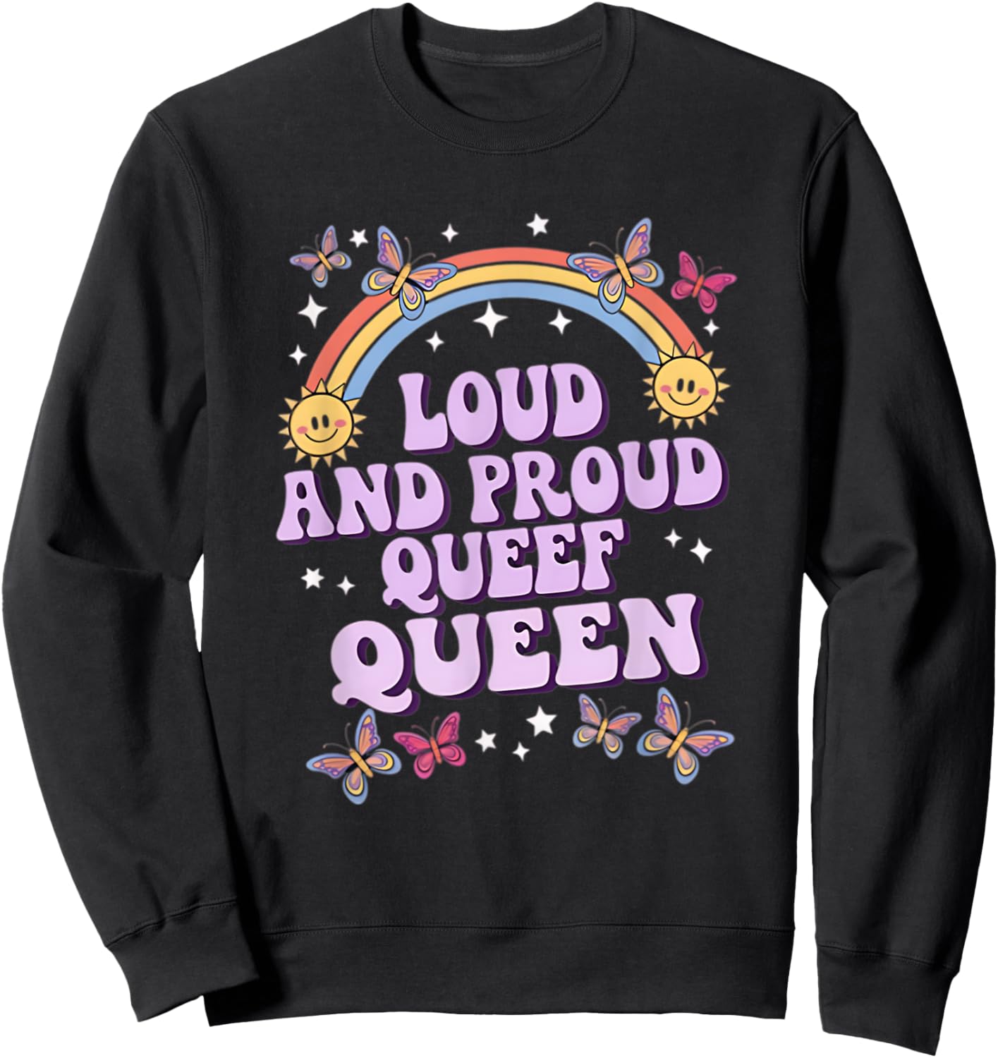 Funny Inappropriate Embarrassing Gag Meme Adult Humor Women Sweatshirt - Sweatshirt | Black
