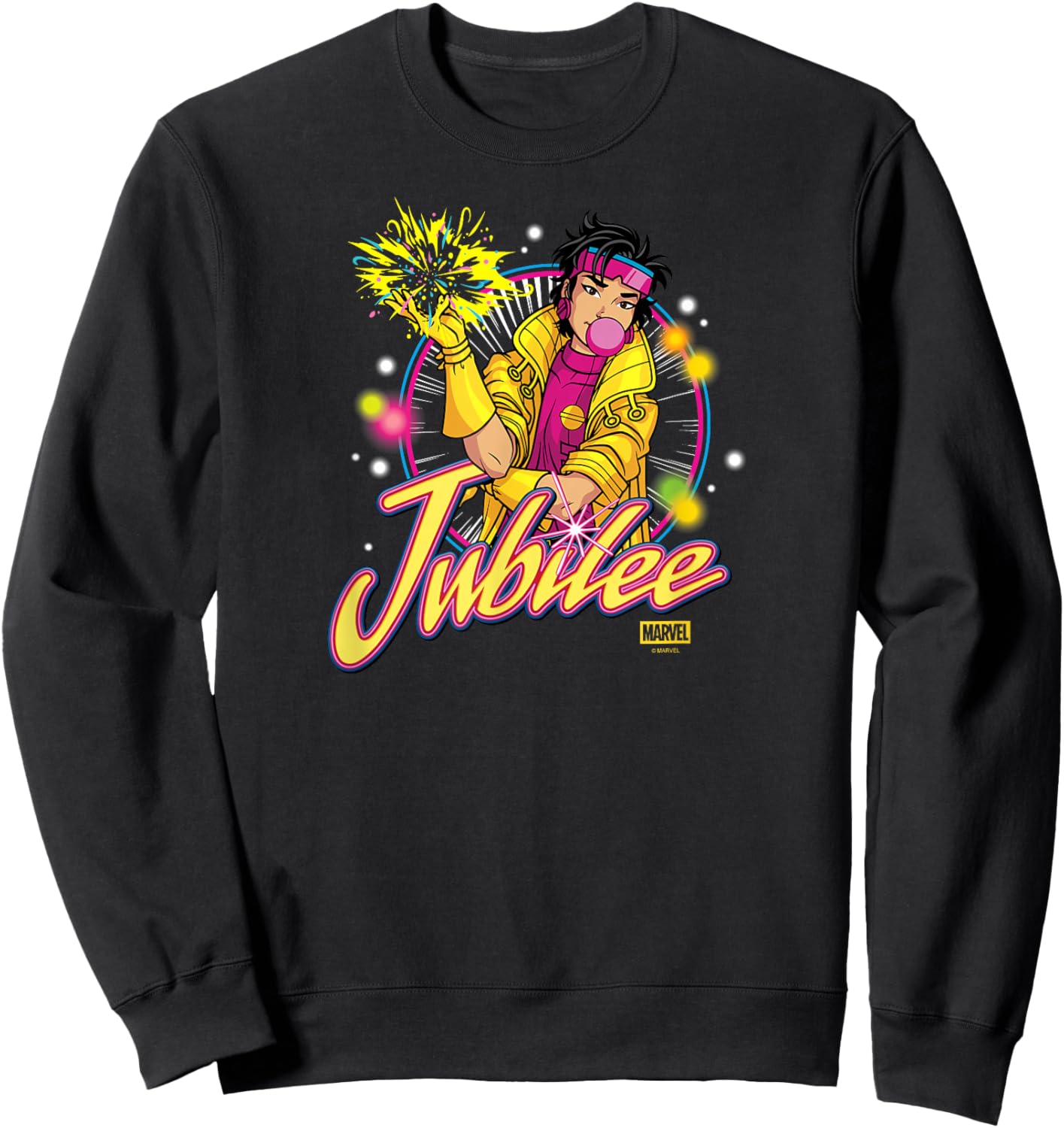 X-Men - Jubilee Logo Sweatshirt - Sweatshirt | Black