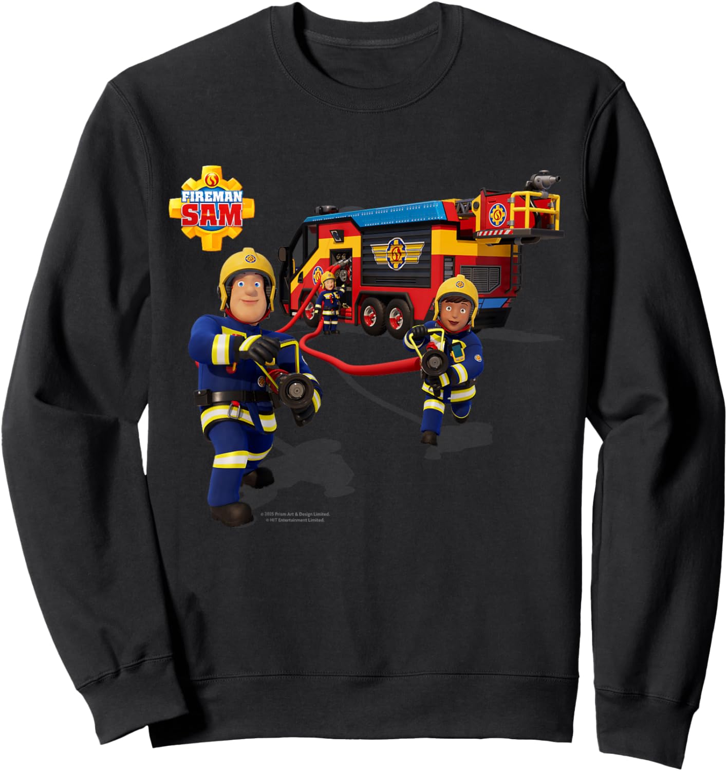 Feuerwehrmann Sam - Fire Extinguishers Sweatshirt - Sweatshirt | Black